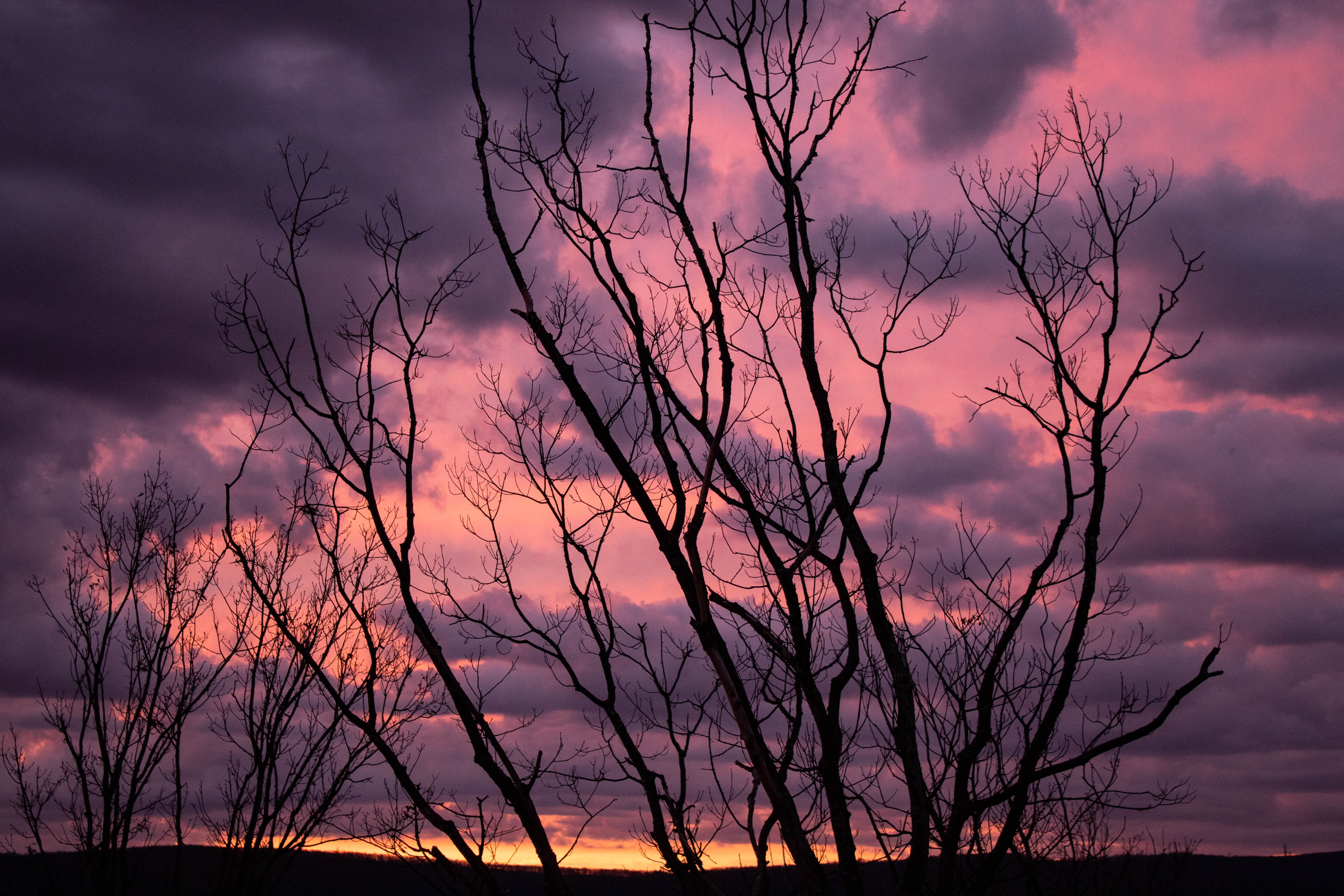sunset, clouds, mood, sky, evening, dusk, dramatic, nature