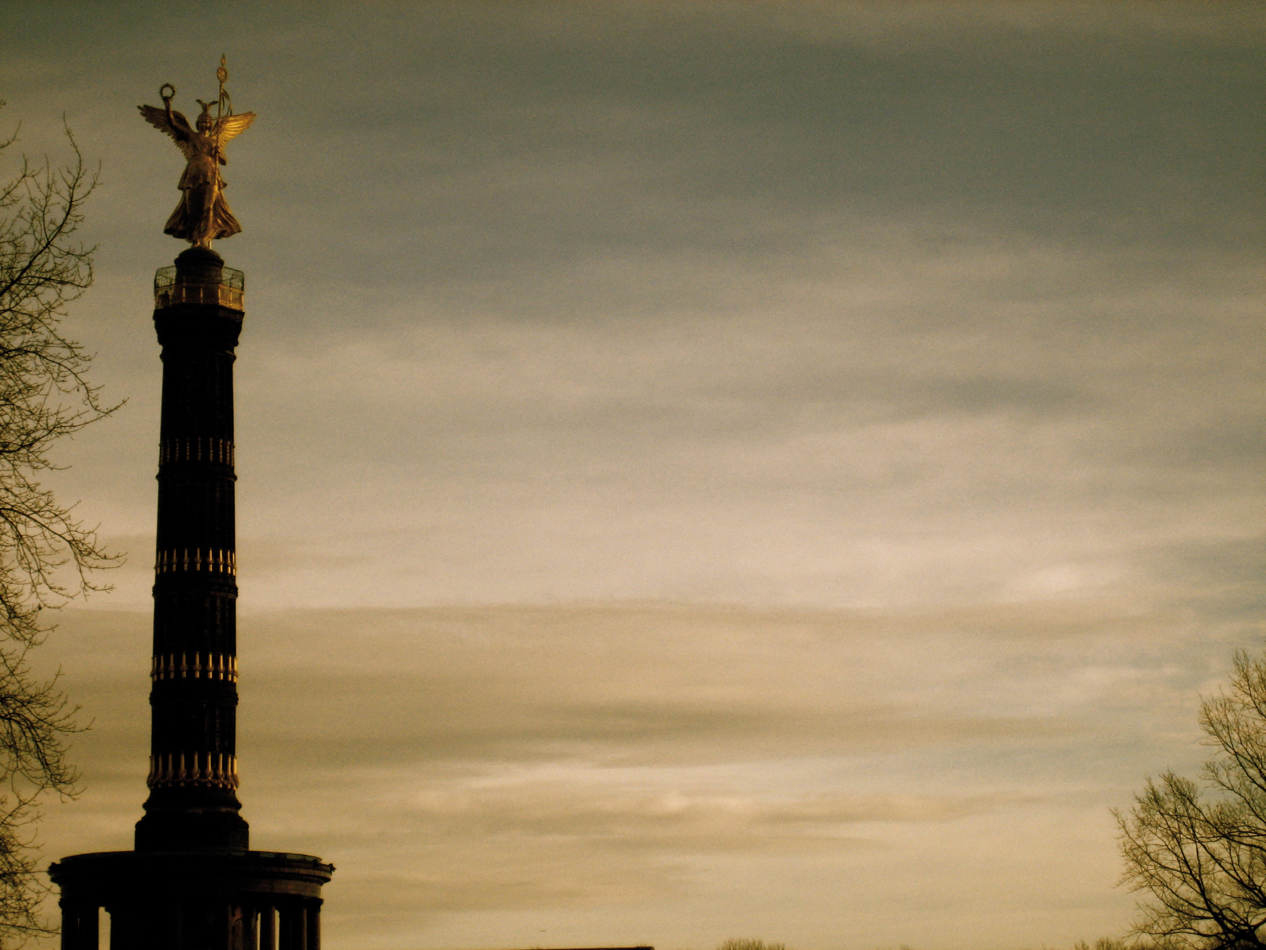 park, berlin, monument, sky, sculpture, statue, architecture