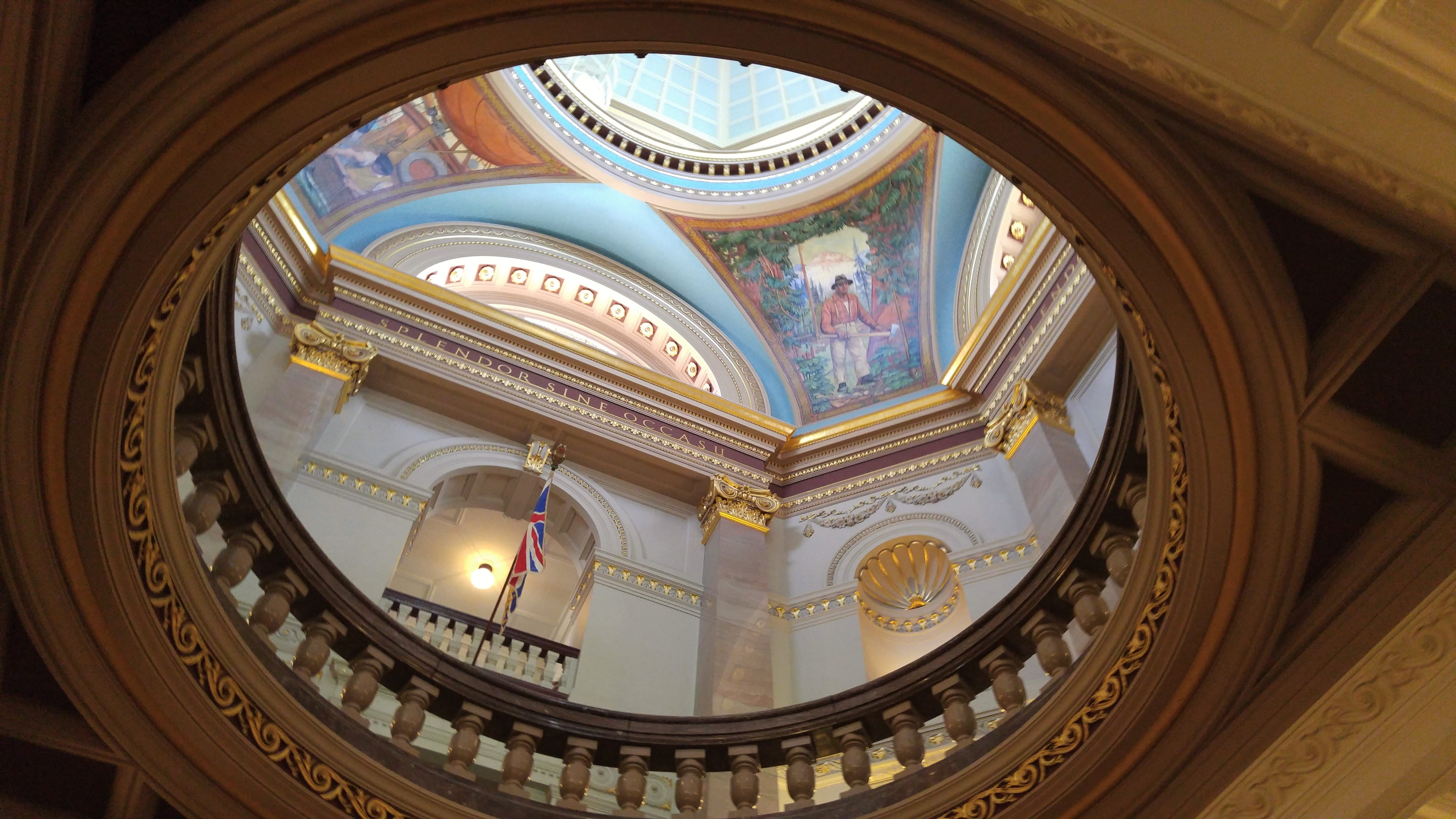 art, built structure, indoors, architecture, low angle view