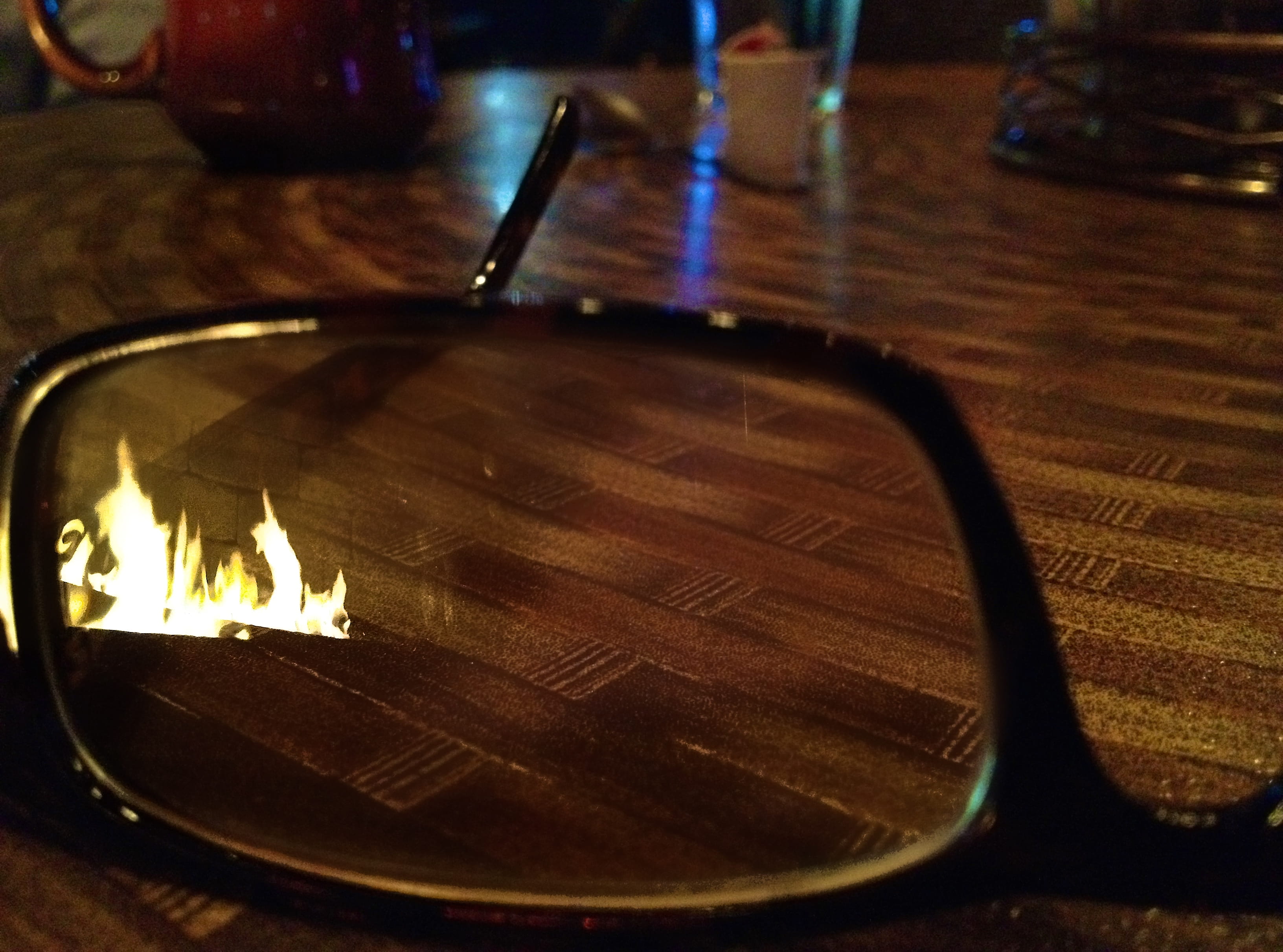 eye glasses, reflection, fire, fireplace, flame, reading, reading glasses
