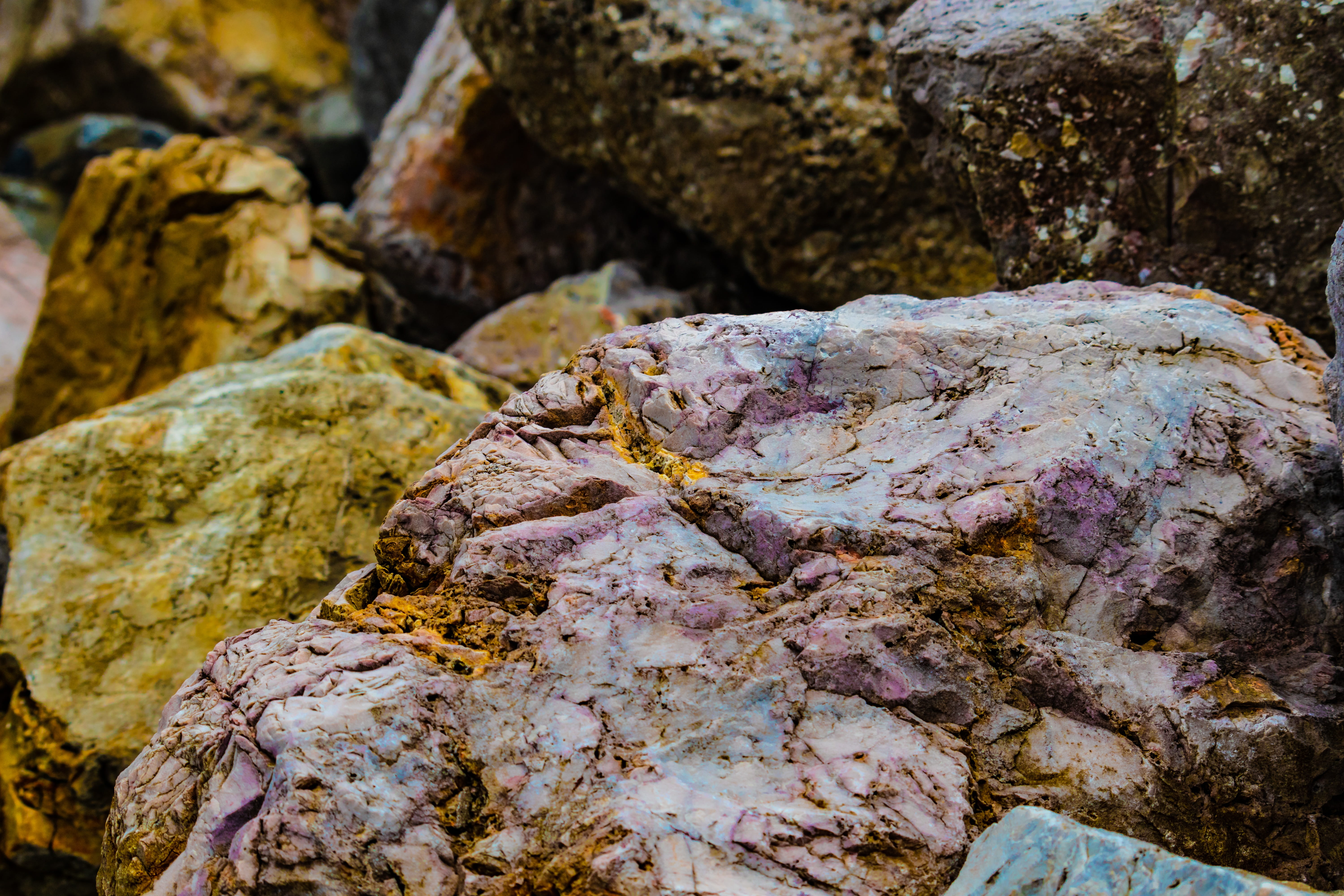 rocks, granite, gold, limestone, stones, material, texture