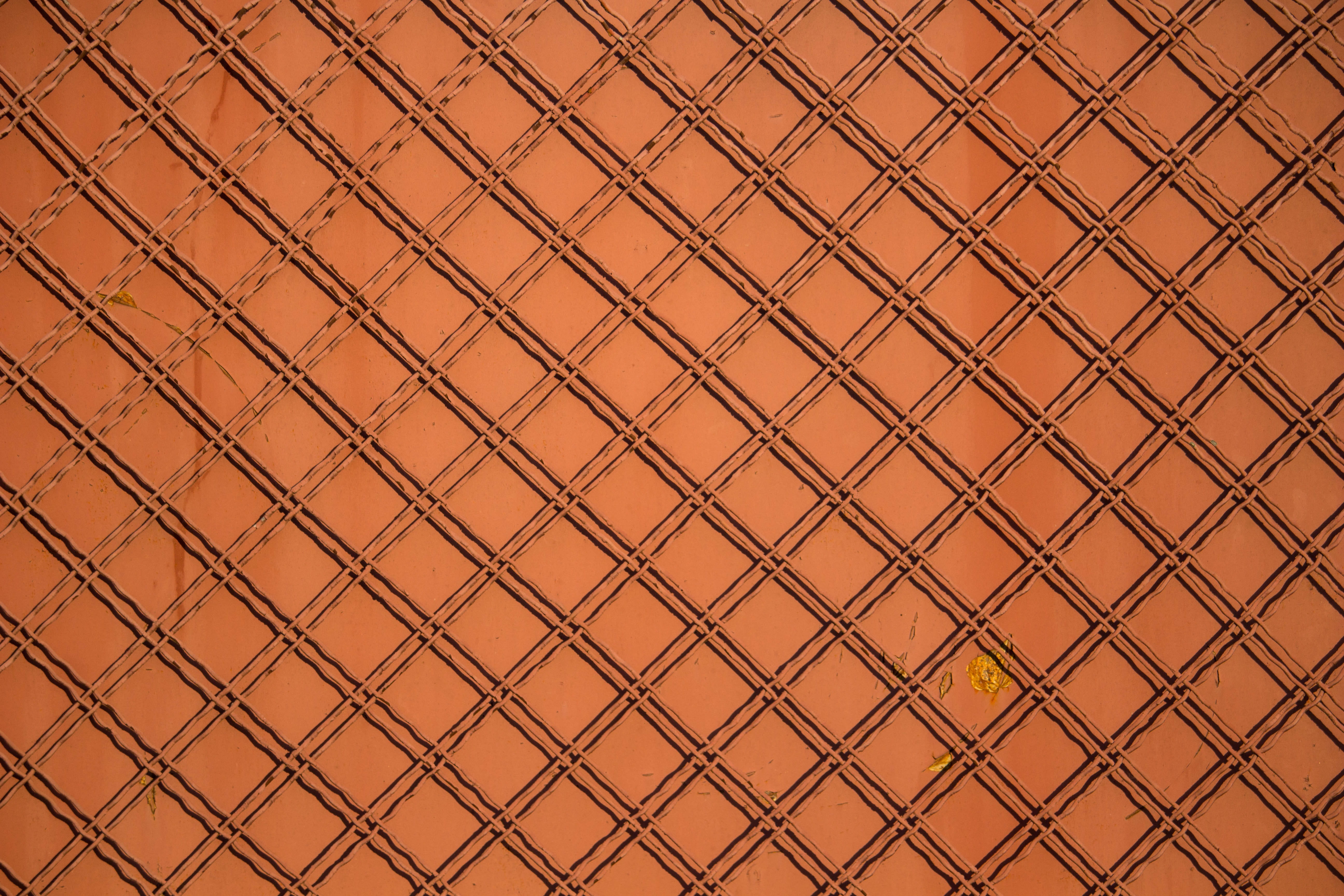 fence, fence grid, red texture, red background, web, abstract