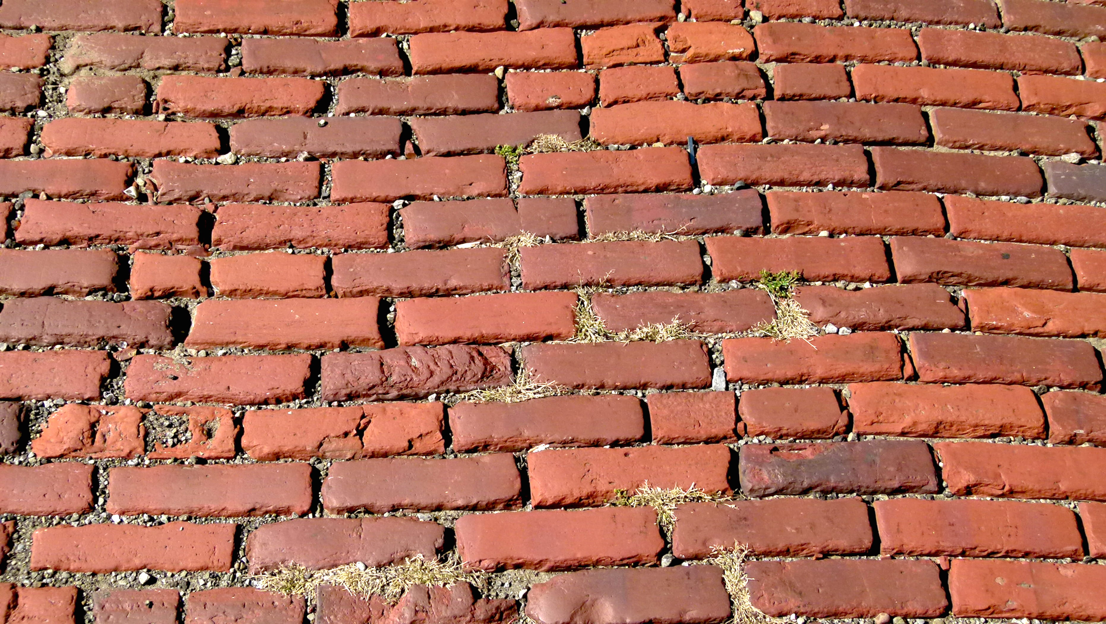 brick, walkway, road, path, full frame, backgrounds, pattern