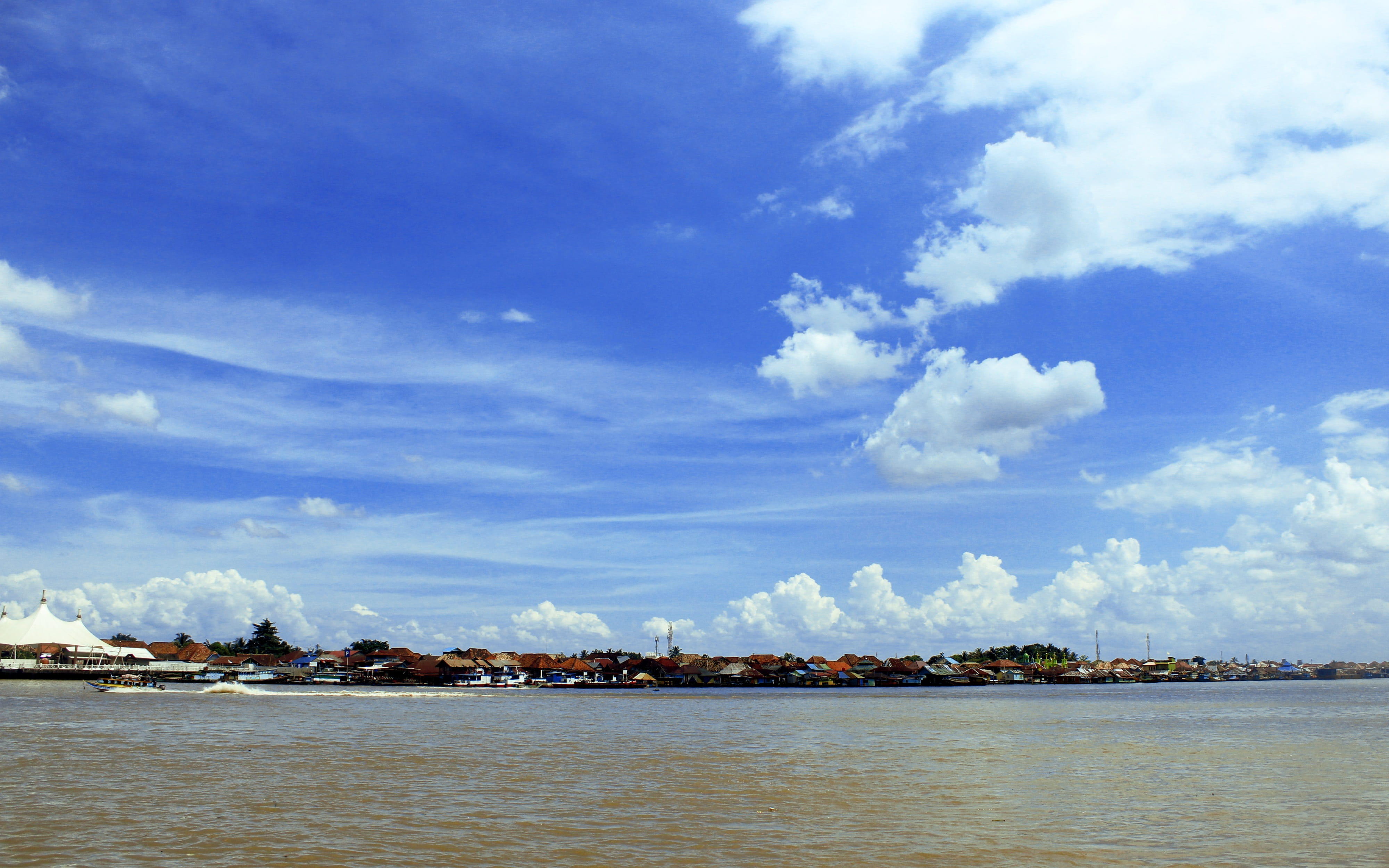 nature, cloud, view, the sky, panorama, cloud - sky, water
