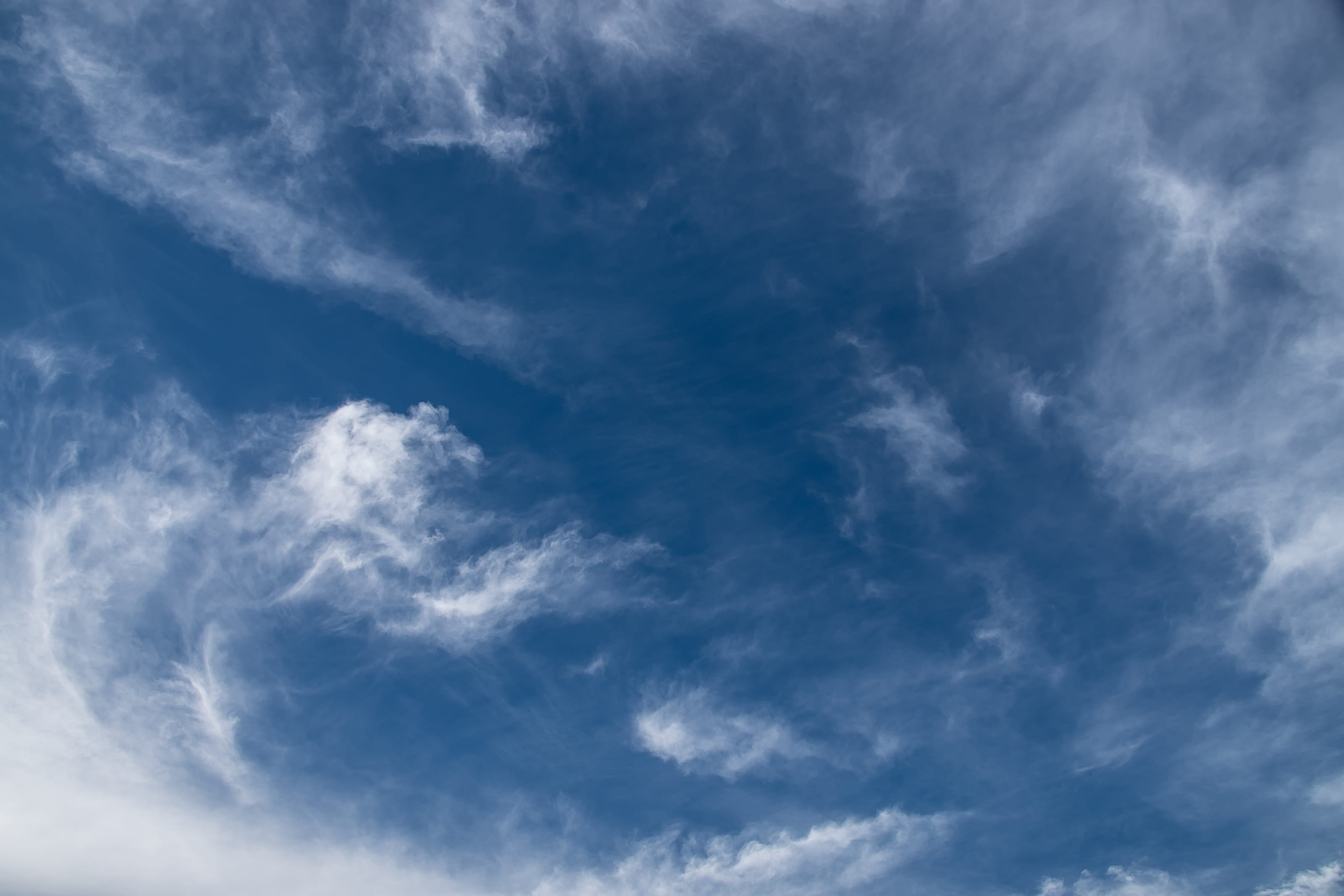 clouds, white, blue, cloudscape, delicate, pattern, sky, background