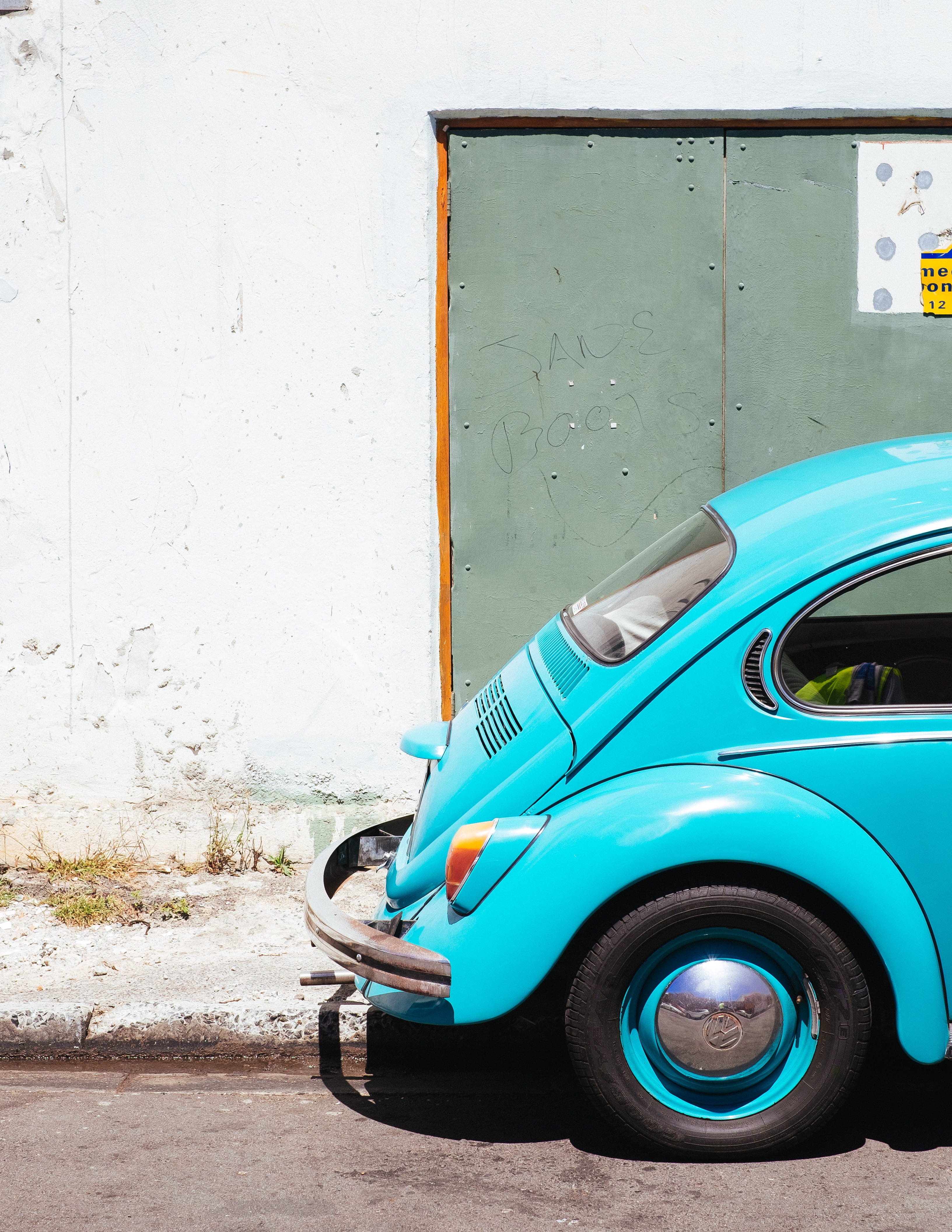 car, beetle, vw, cape town, symmetry, mode of transportation