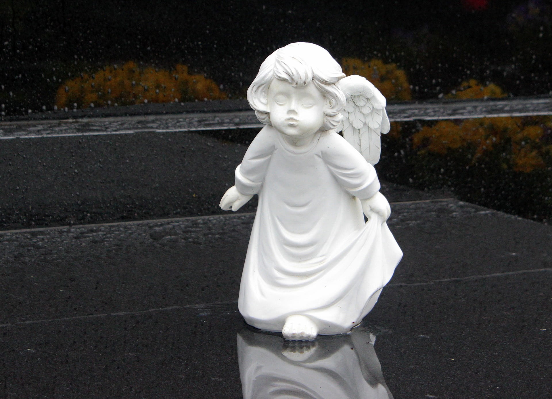 angel, figure, sculpture, object, statue, representation, human representation