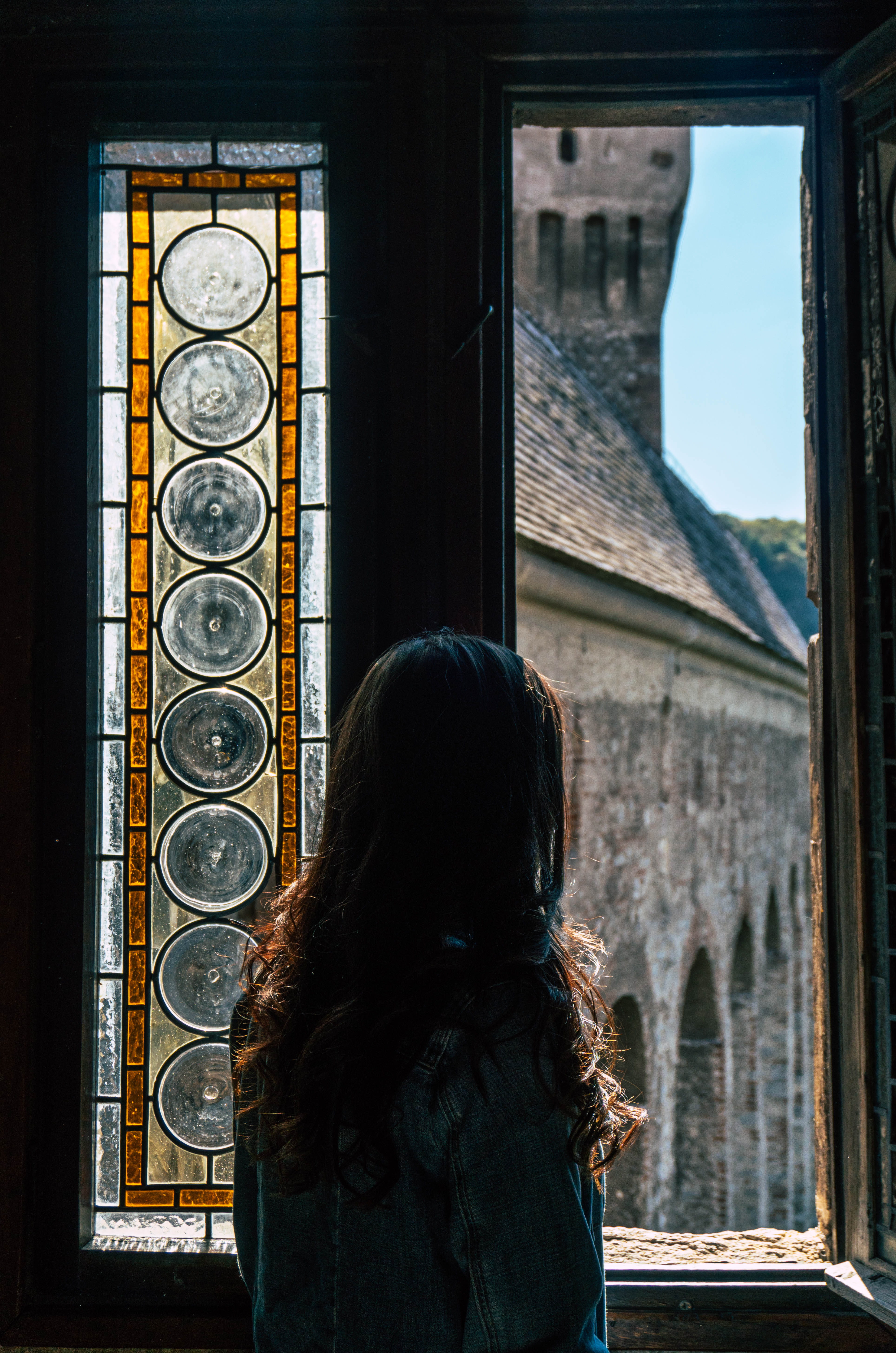 romania, one person, rear view, built structure, architecture