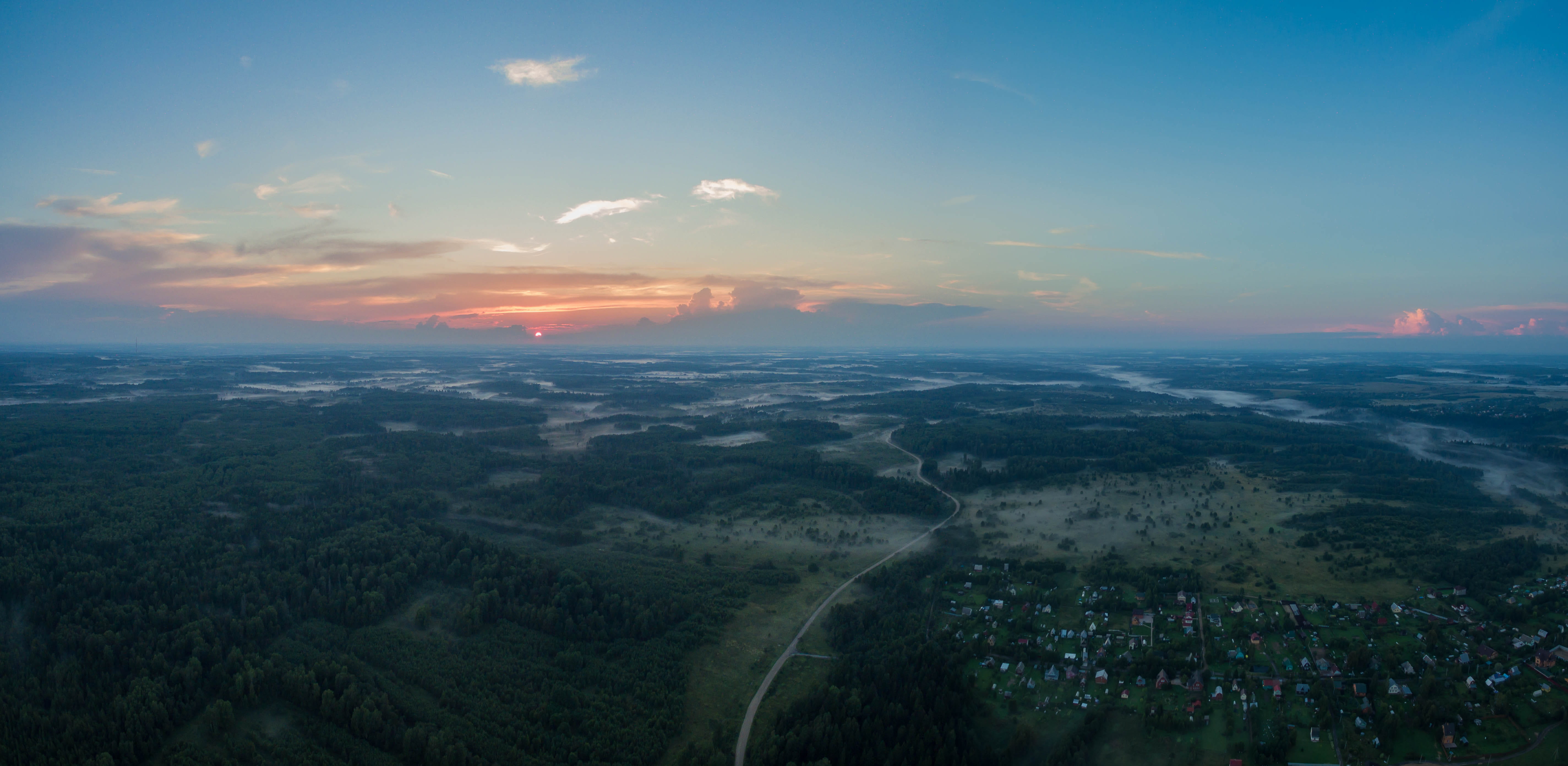 sunset, evening, clouds, sky, environment, scenics - nature
