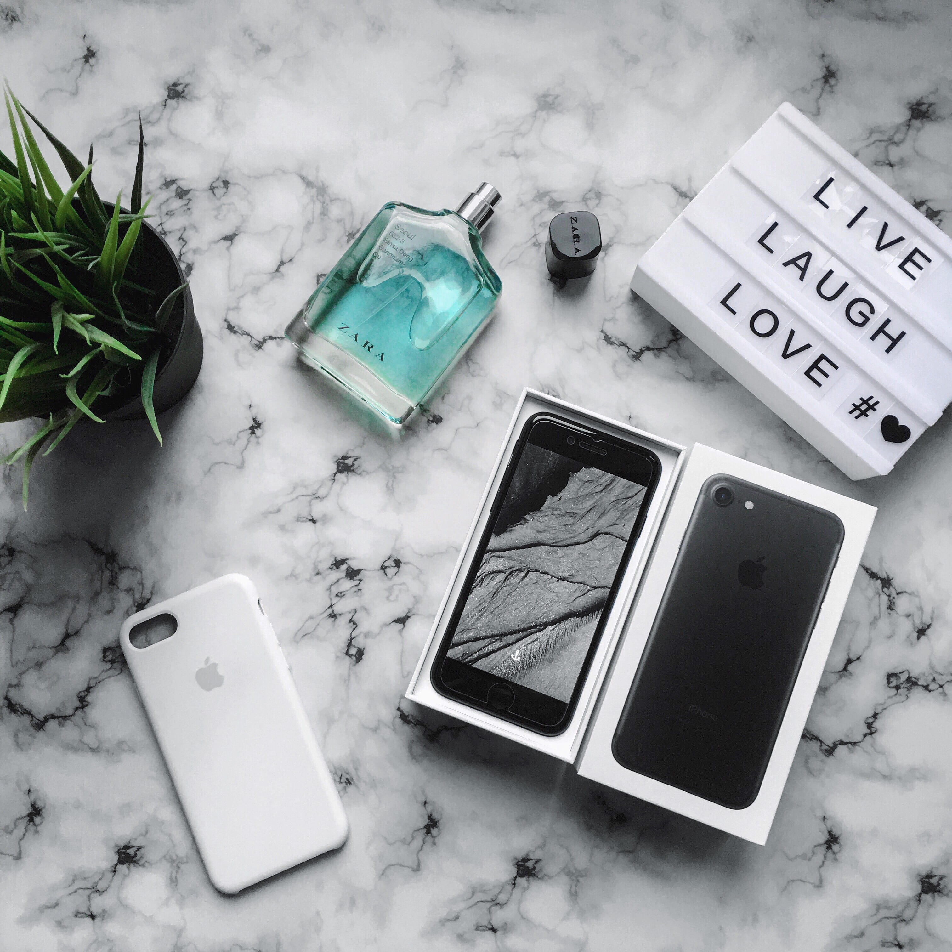 iPhone 7 in box, technology, communication, container, wireless technology