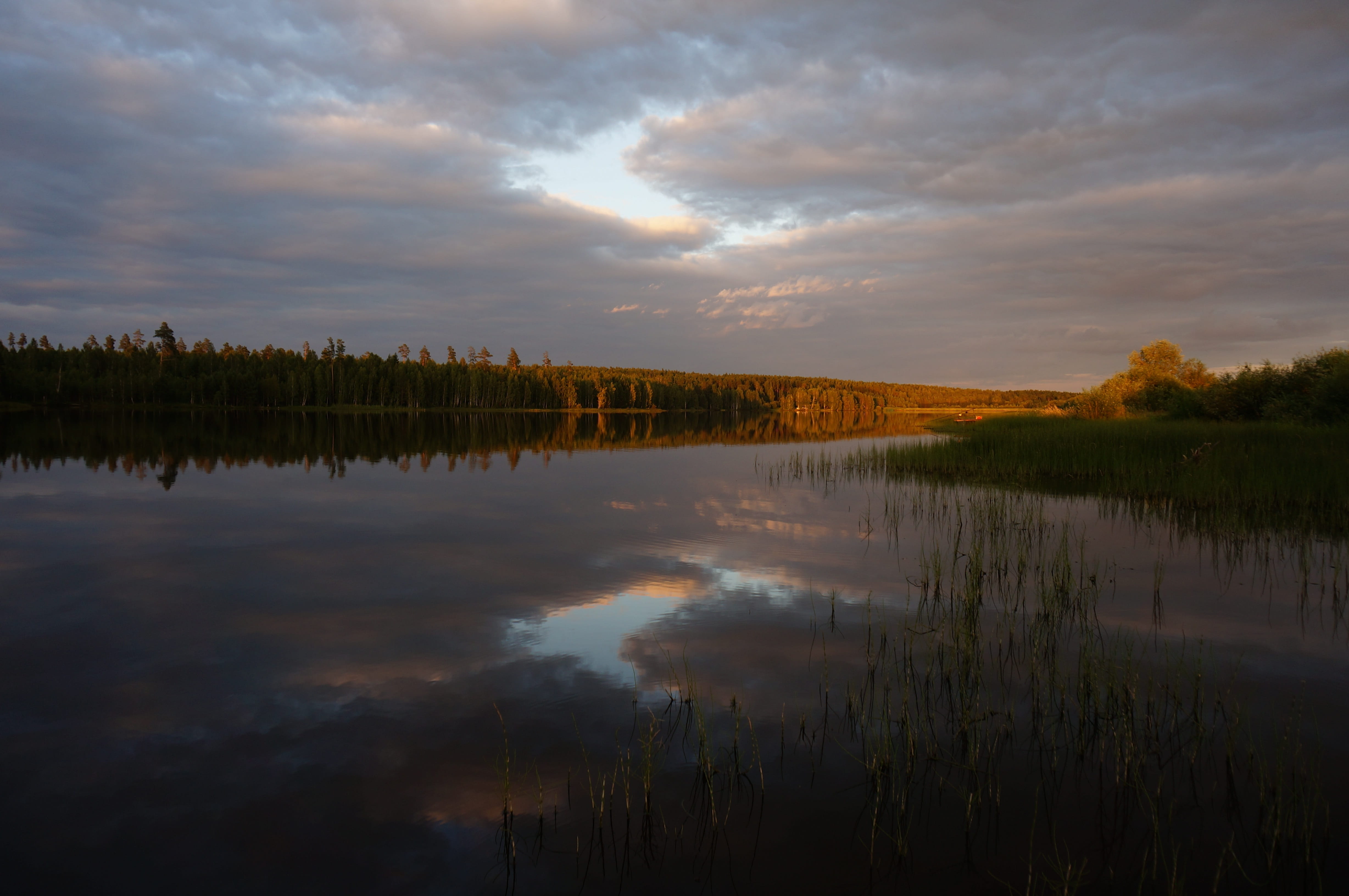 twilight, sunset, clouds, romantic, evening, cloud - sky, reflection