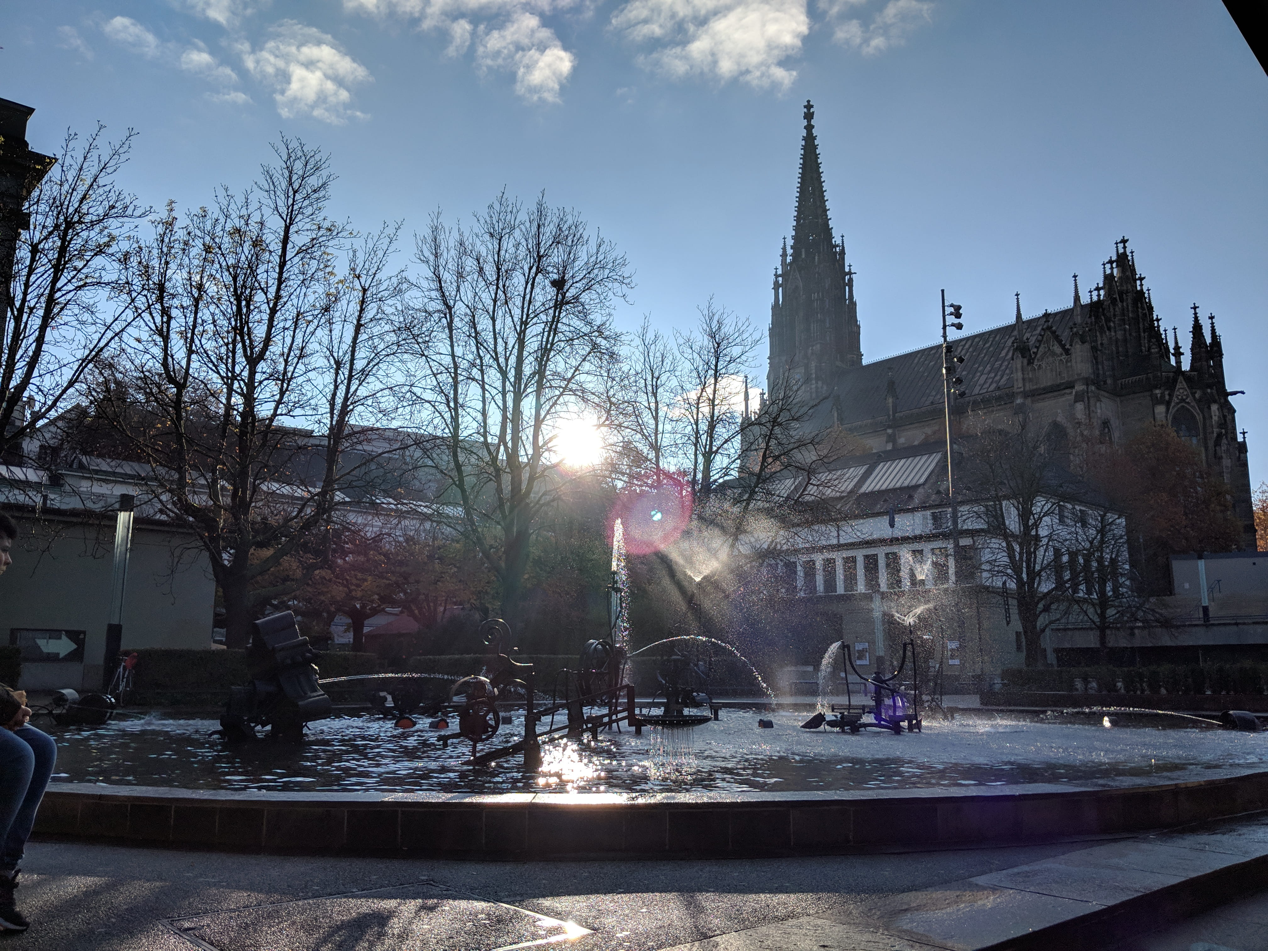 switzerland, basel, tinguely brunnen, architecture, built structure