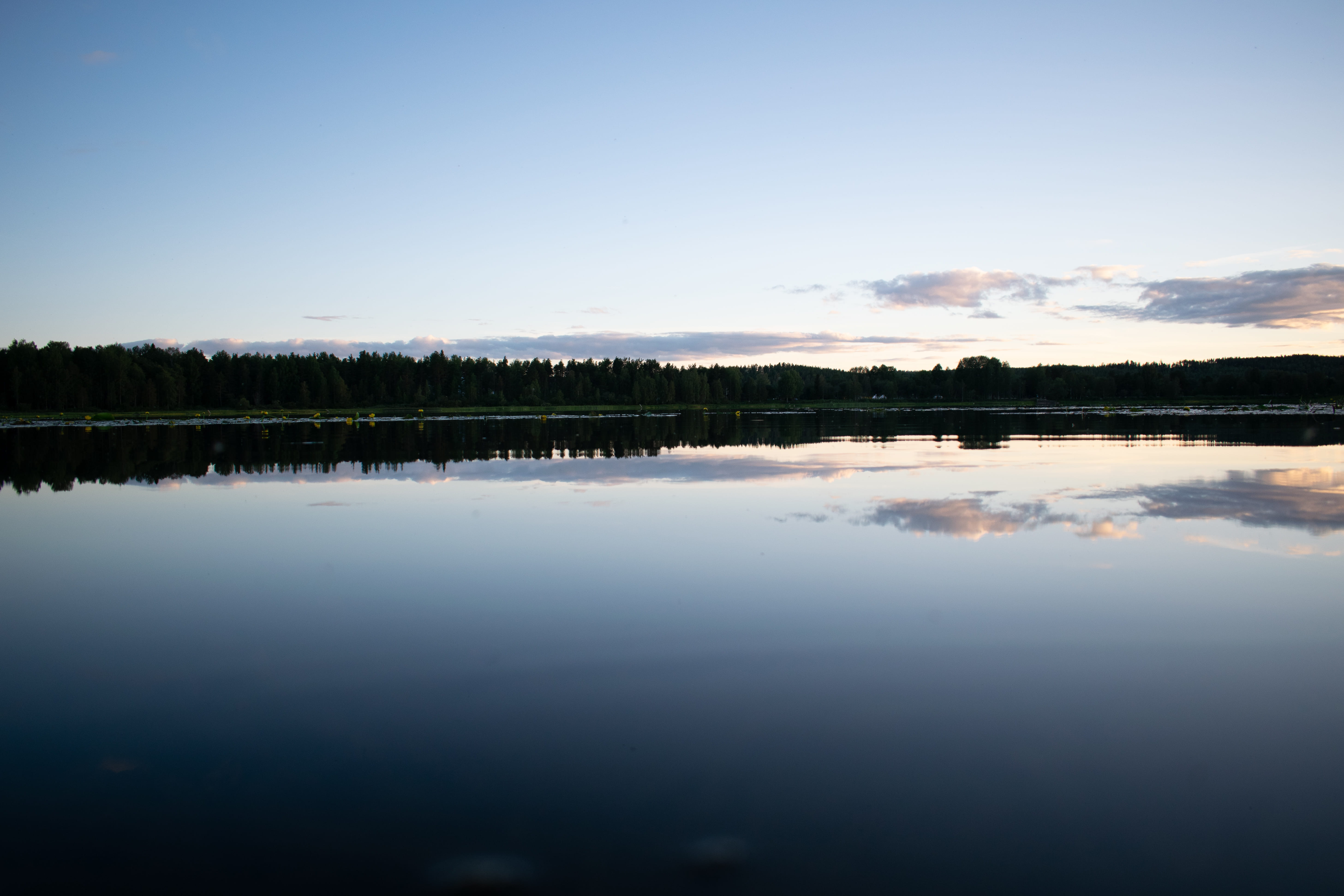 sweden, reflection, water, sky, tranquility, tranquil scene