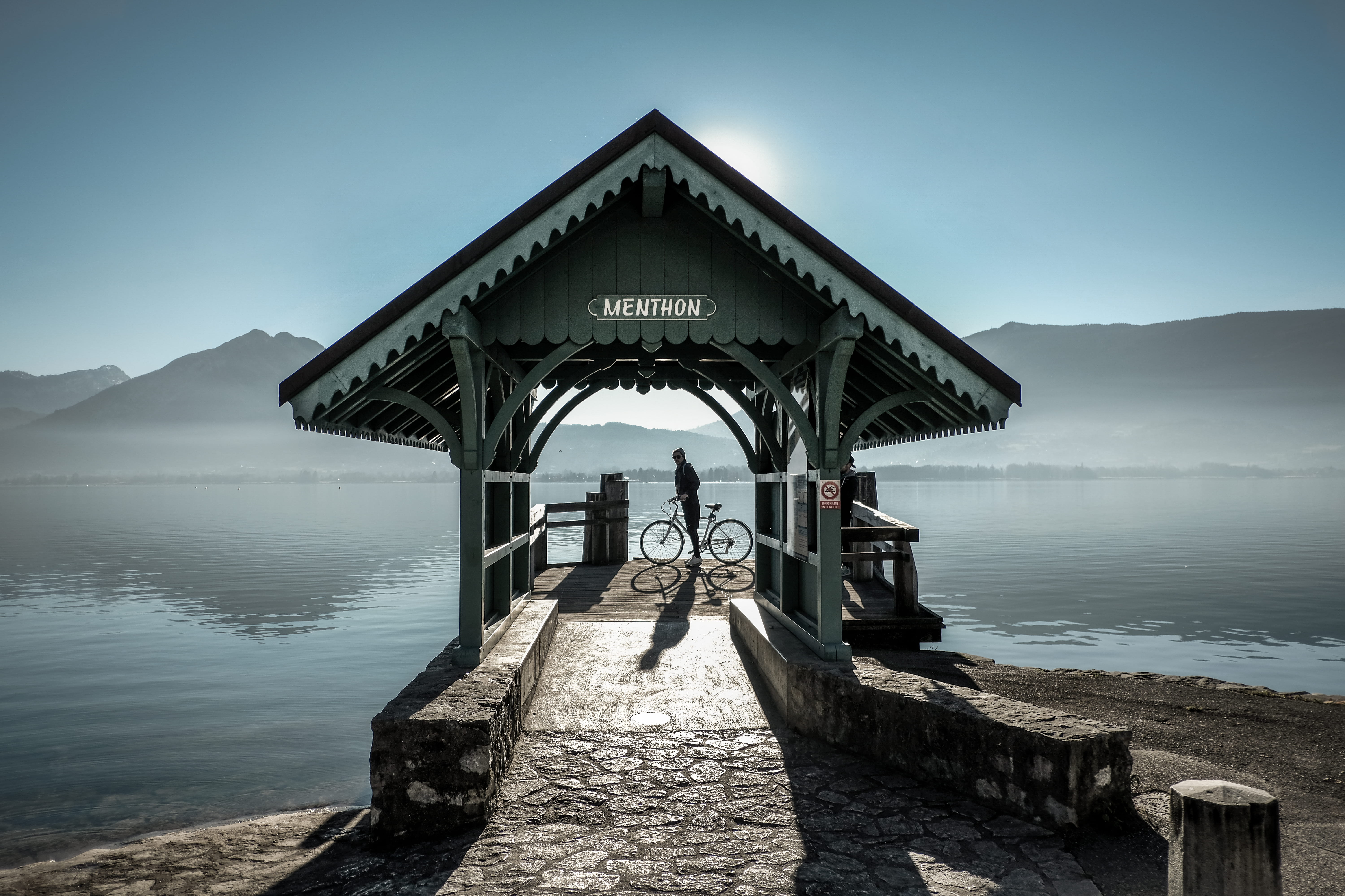 lake, water, real people, built structure, architecture, pier