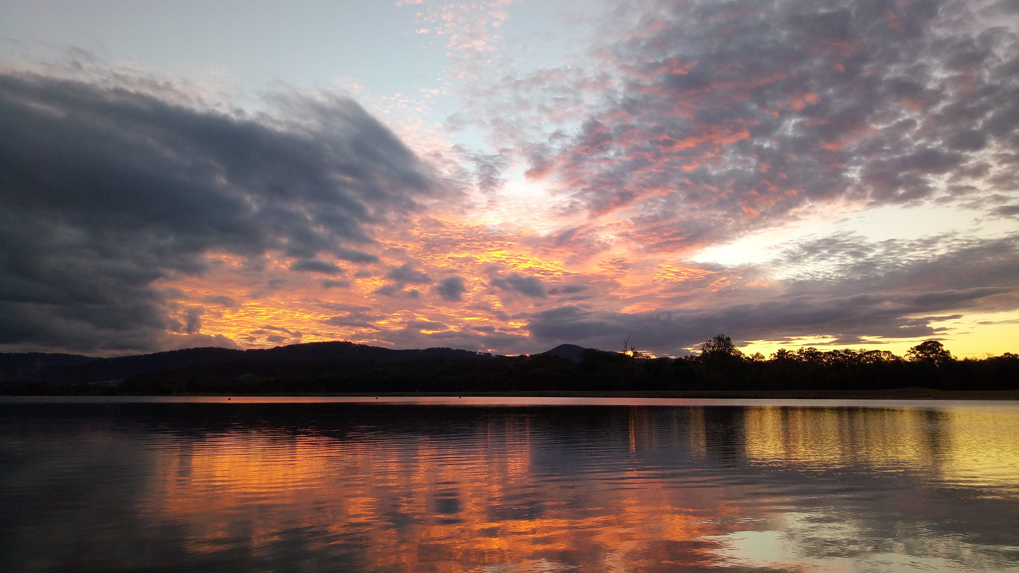 Lake Water, australia, beach, clouds, dawn, daylight, dramatic