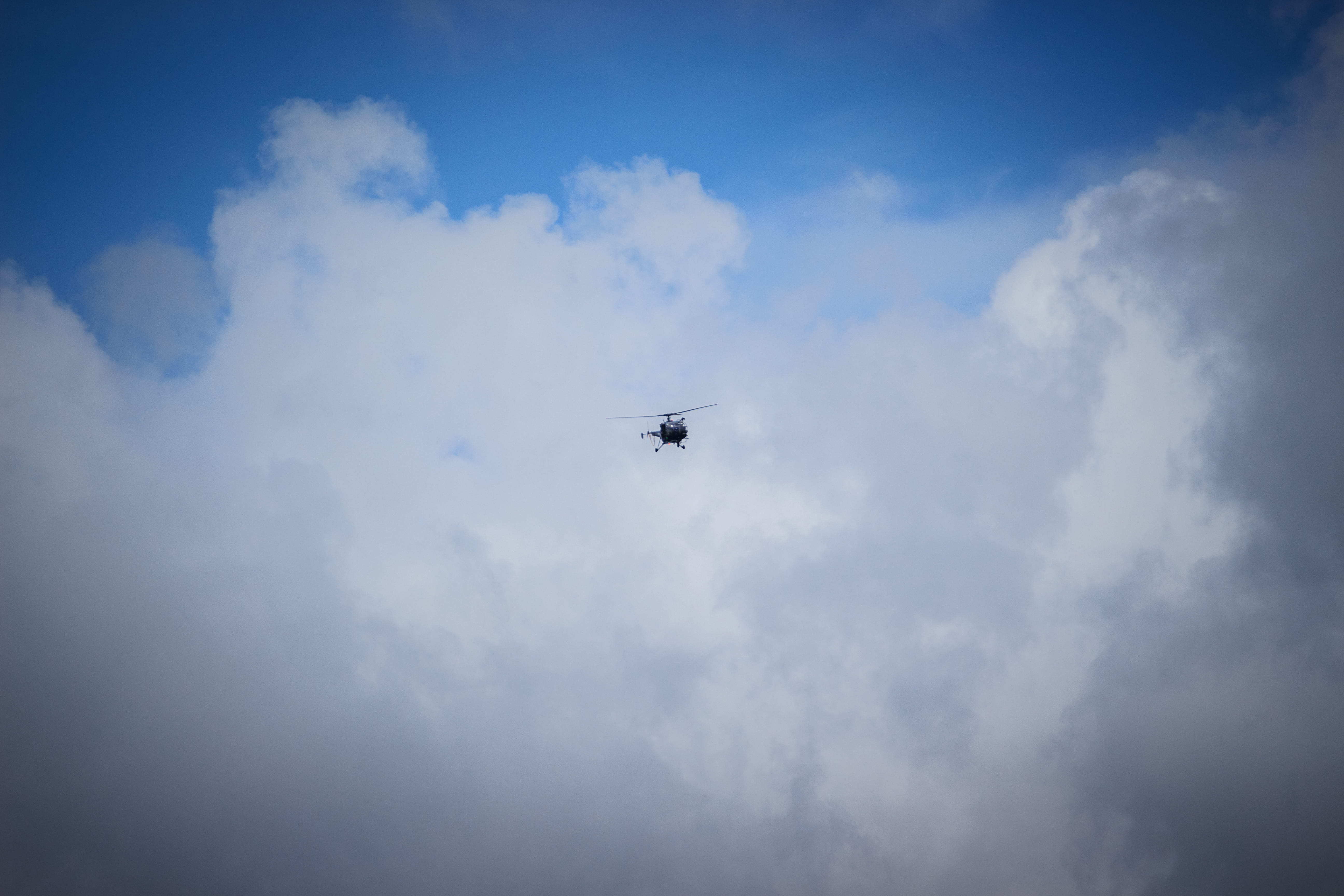 sky, massive clouds, cloudscape, helicopter, navy, cloud - sky