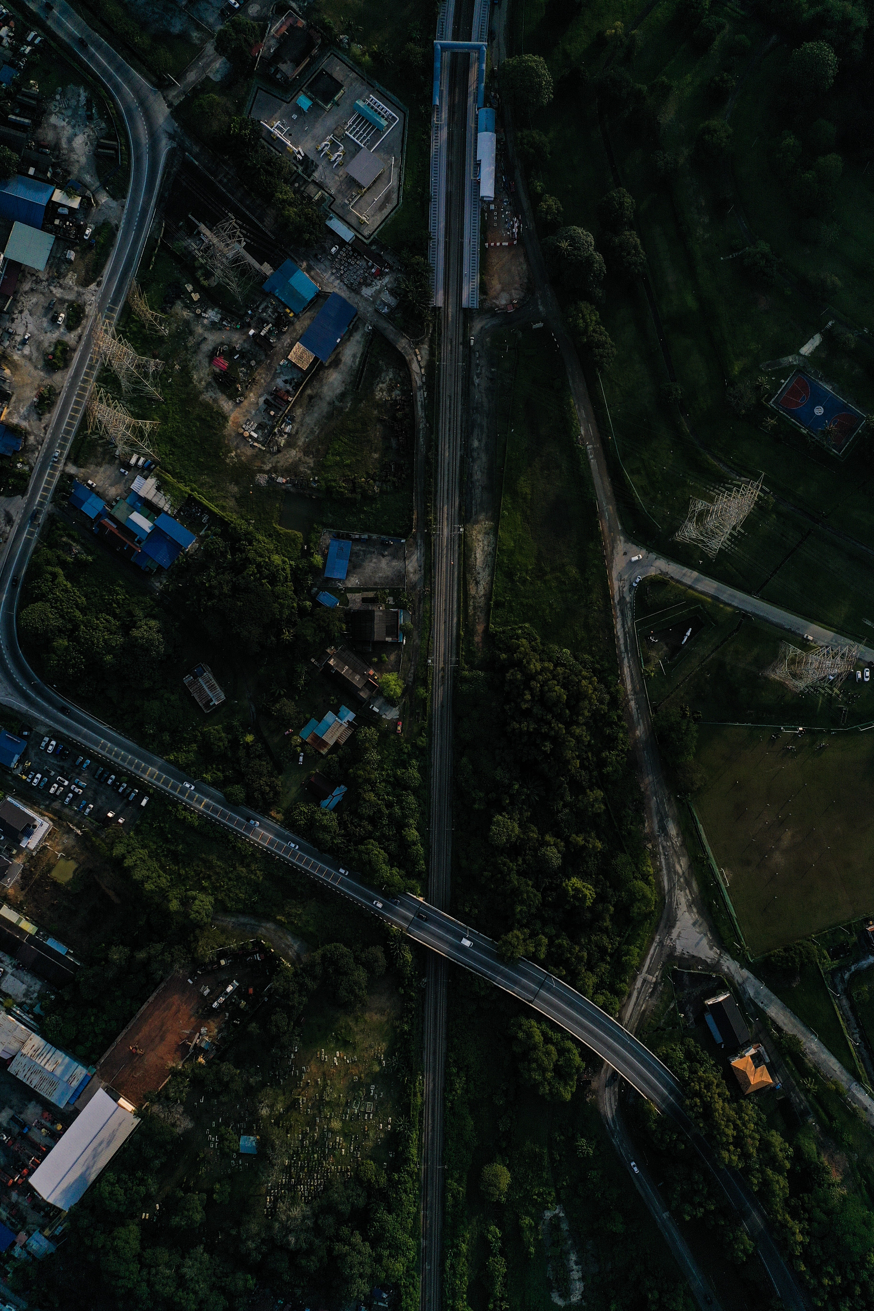 gray road, city, architecture, built structure, transportation