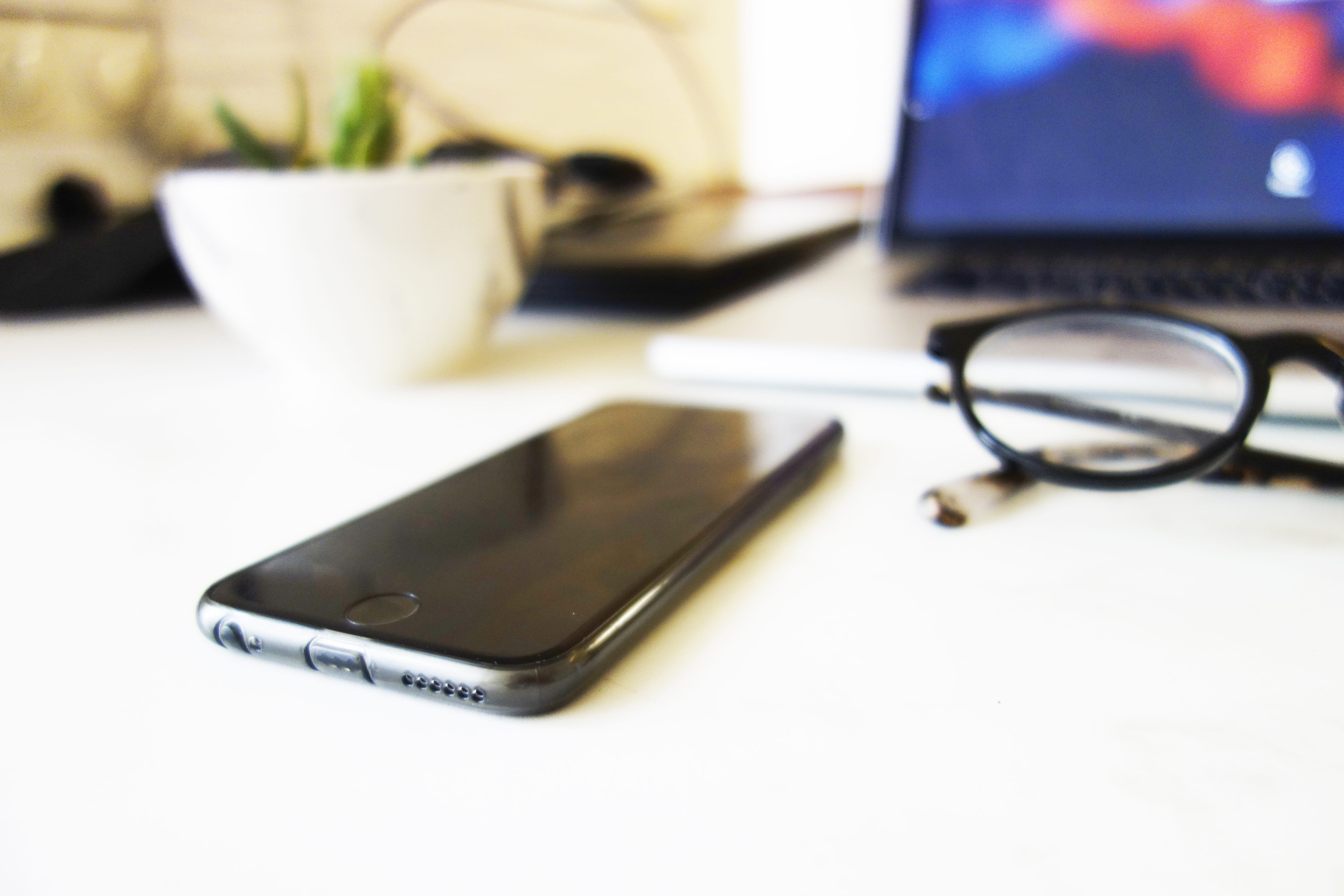 home, table, work, workspace, office, device, laptop, glasses
