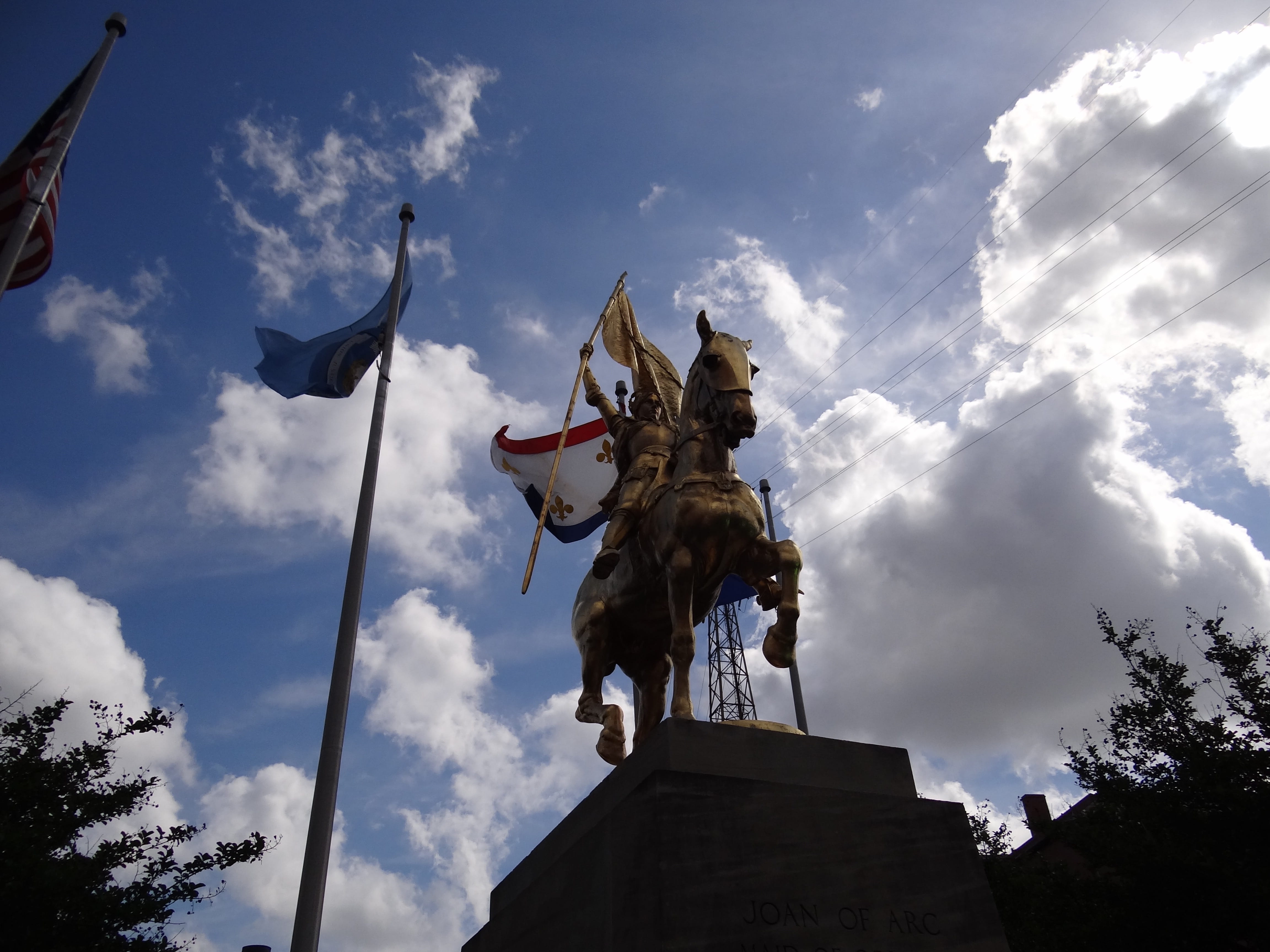 cloud, sky, monument, statue, sculpture, cloud - sky, representation