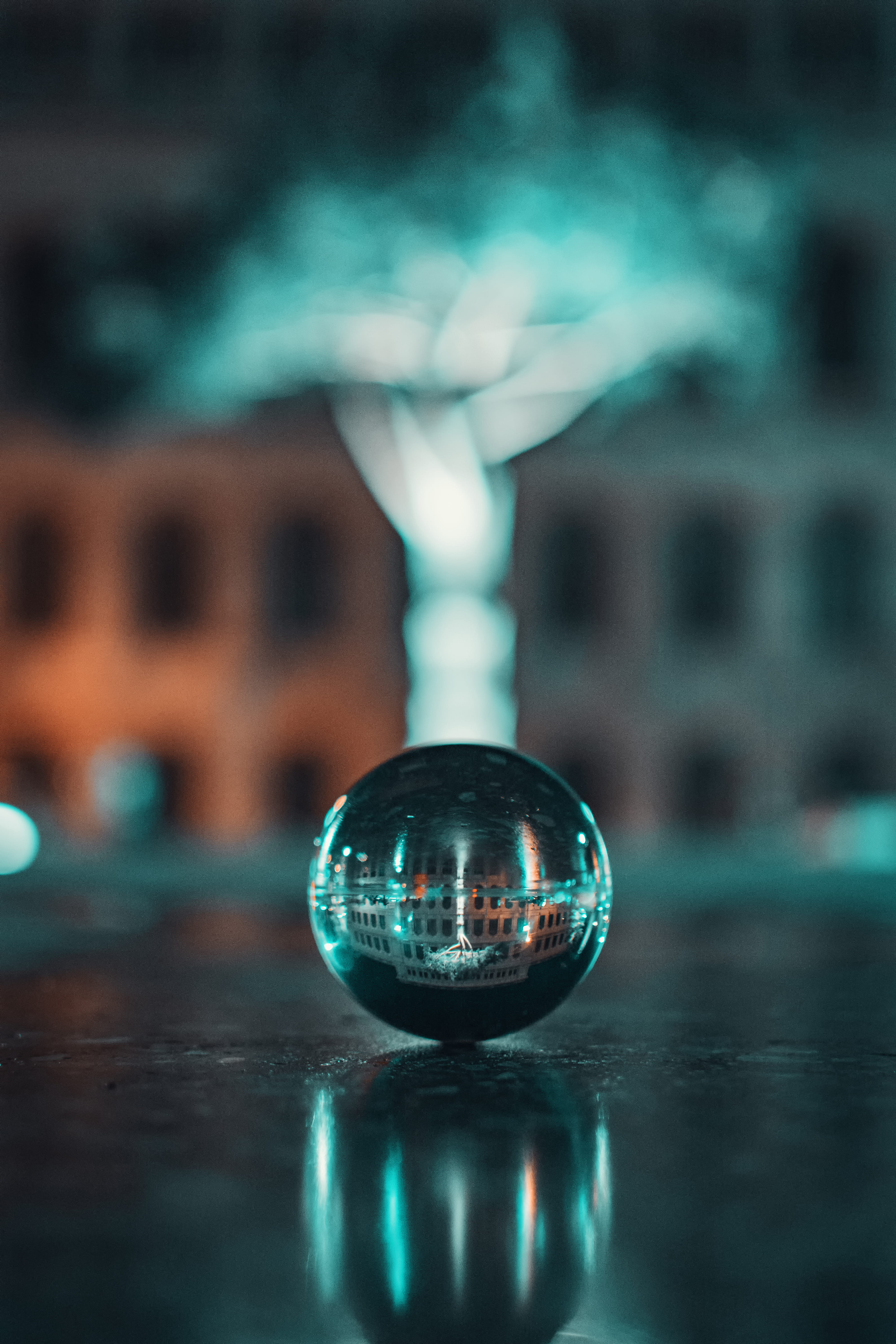 Selective Focus Photography of Lensball, 4k wallpaper, blur, close-up