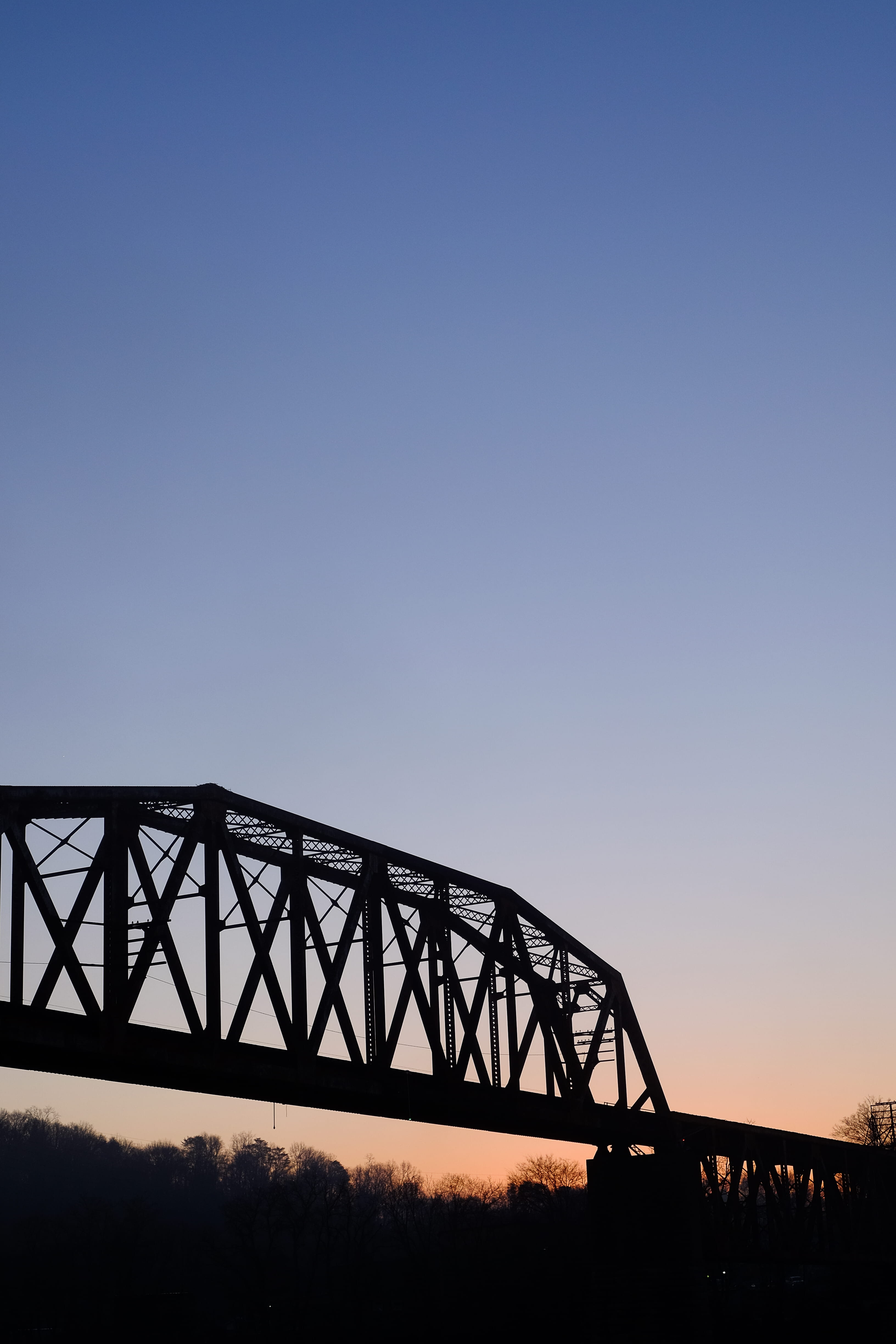 bridge, old, railroad, rr, railroad bridge, sunrise, sunset
