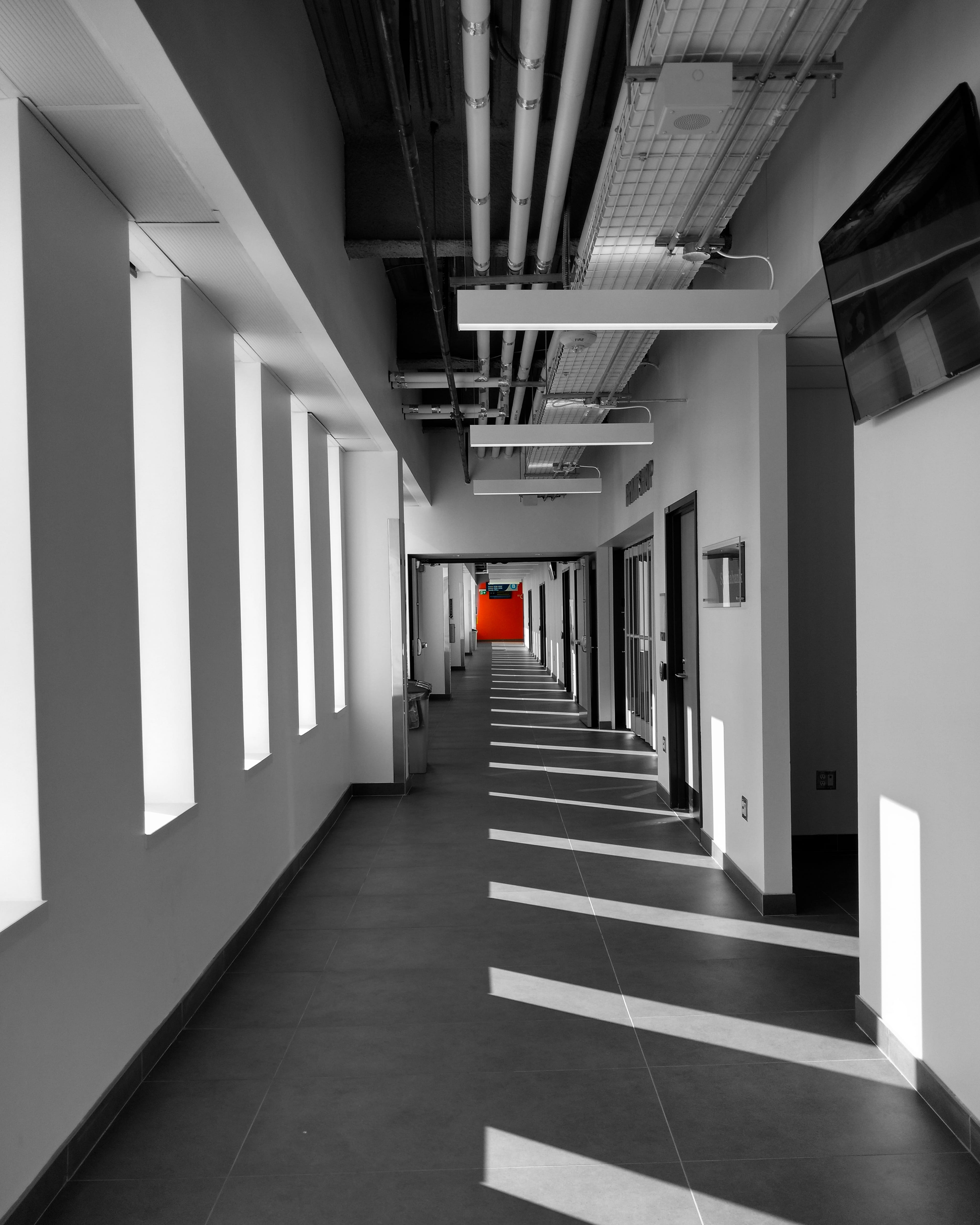 architecture, lines, pattern, building, light, shadow, sunlight