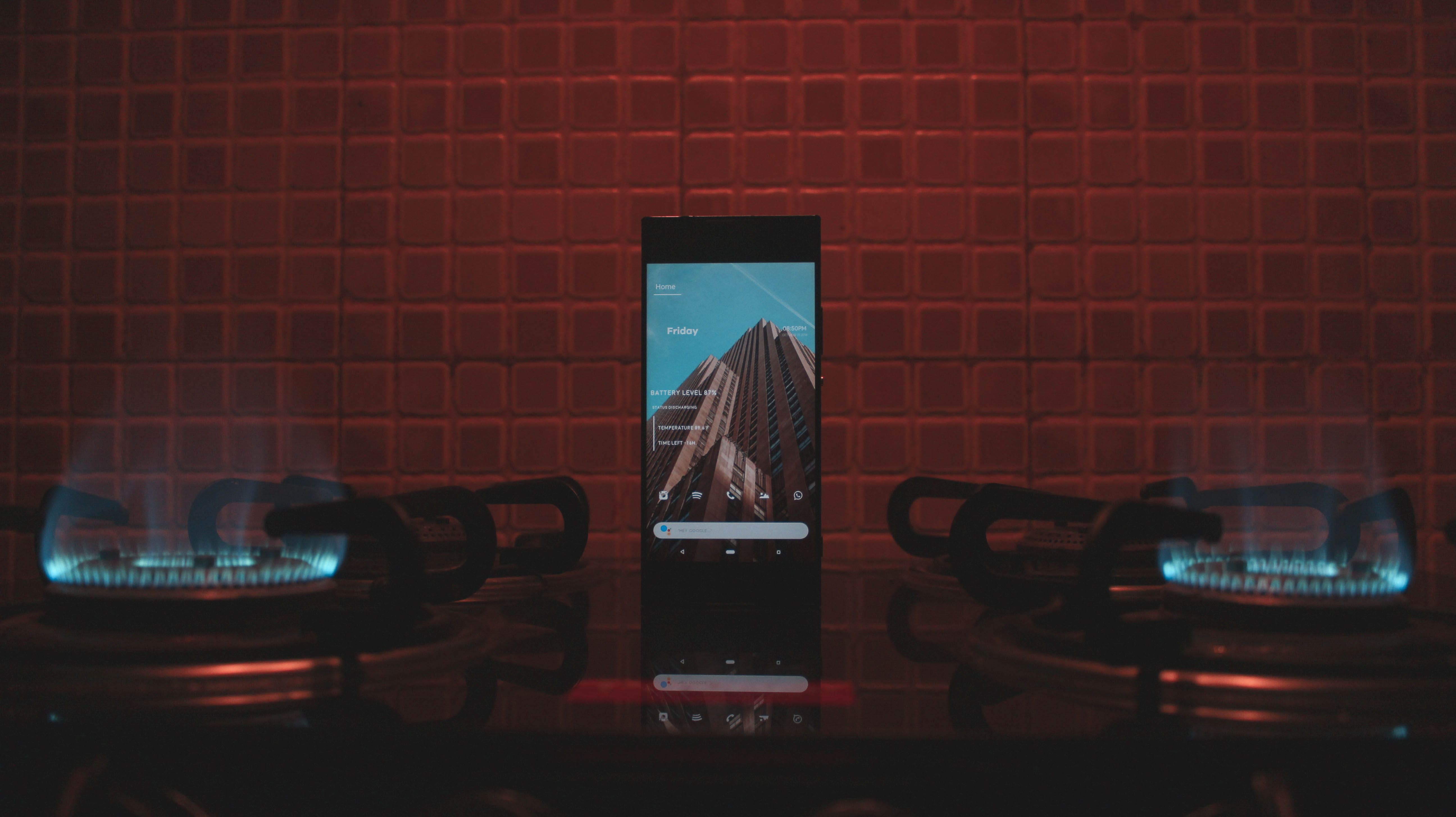 flames, fire, technology, tach, gadgets, phone, sony, burn