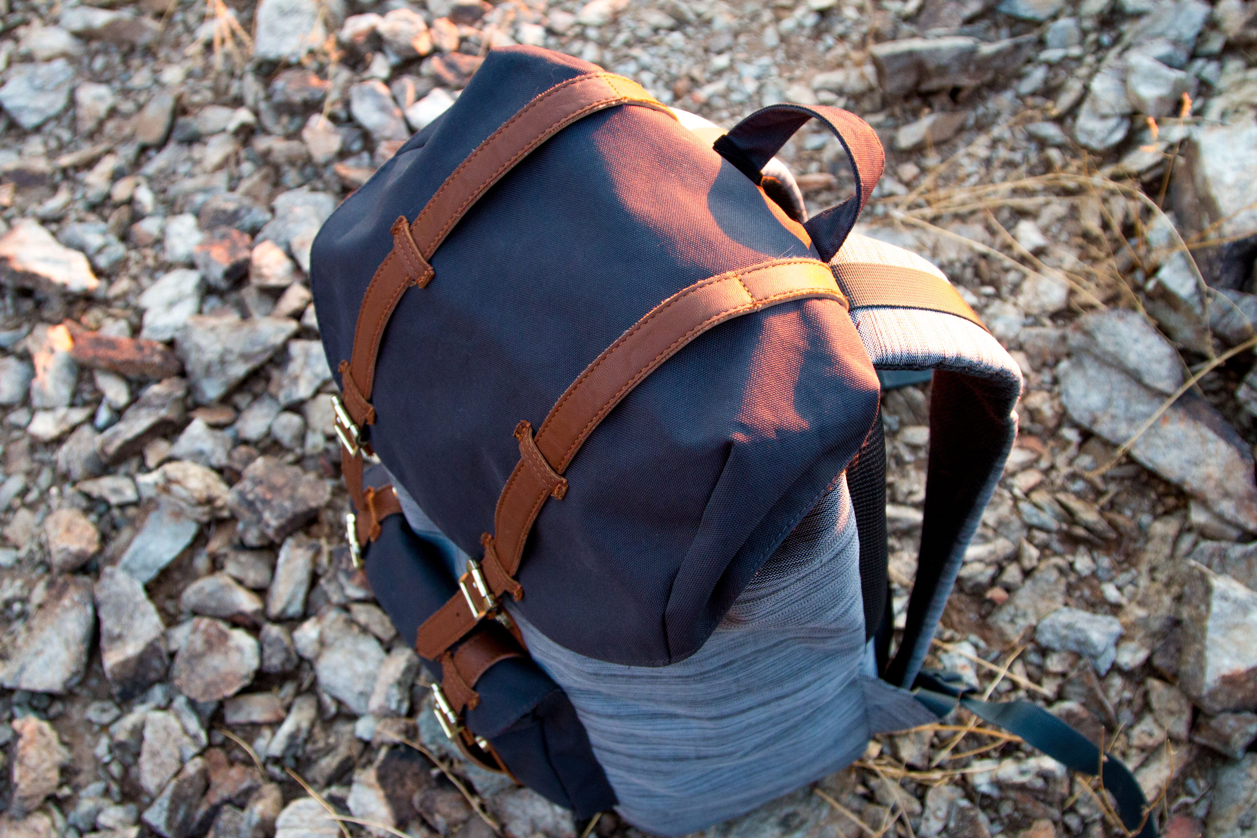 backpack, explore, sack, mountain, background, bag, sunset