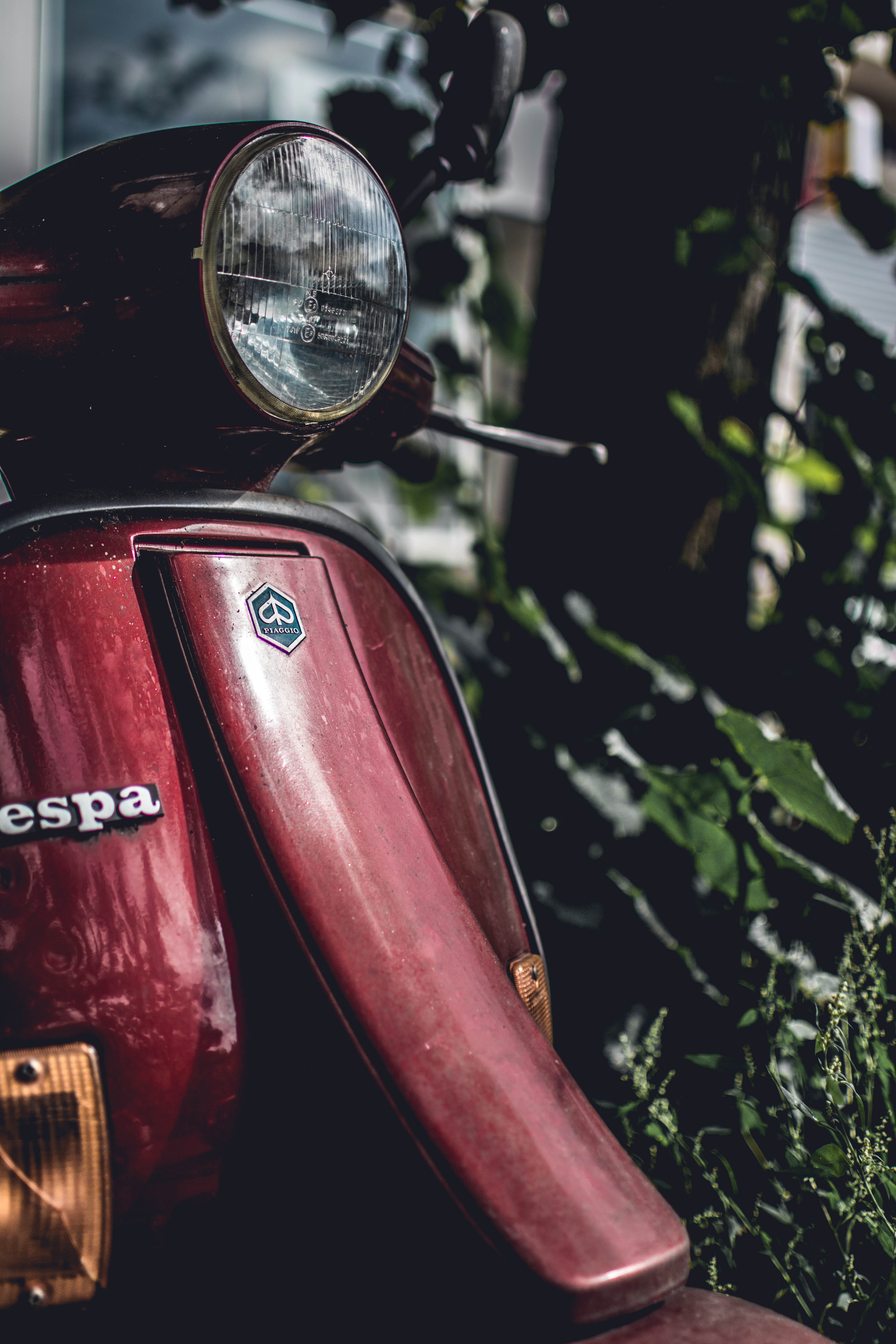 Photo of Vespa Motor Scooter, 4k wallpaper, blur, car, classic