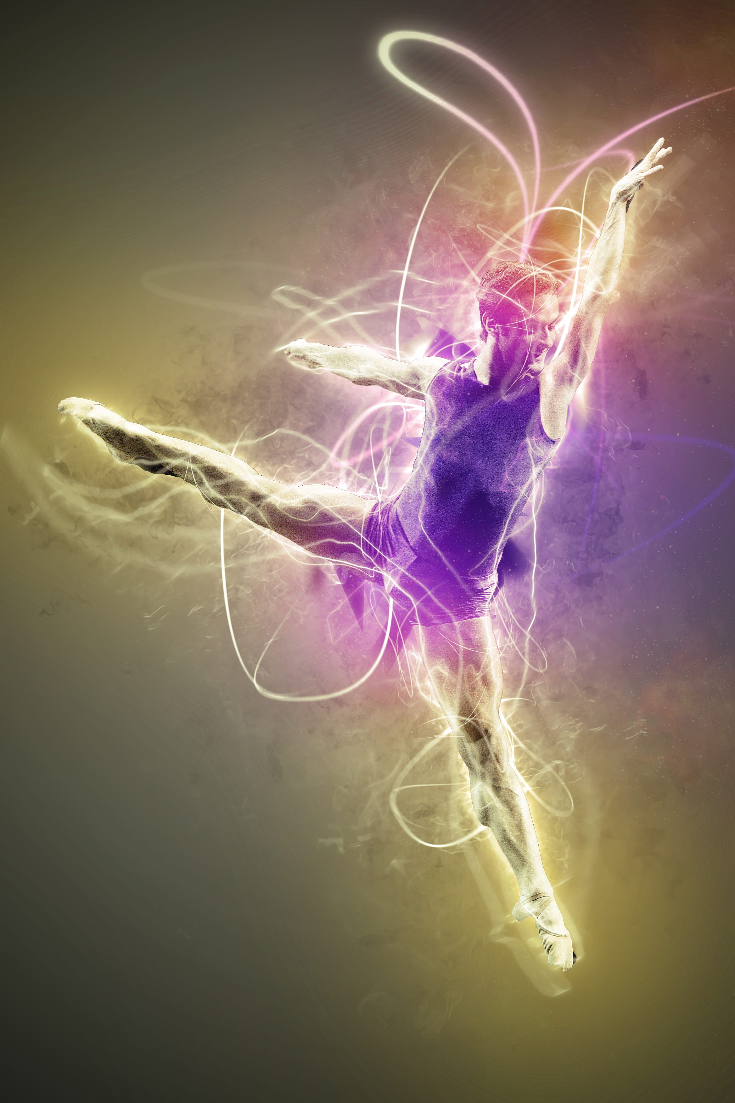 dancer, ballet, performance, performer, ballet dancer, glowing