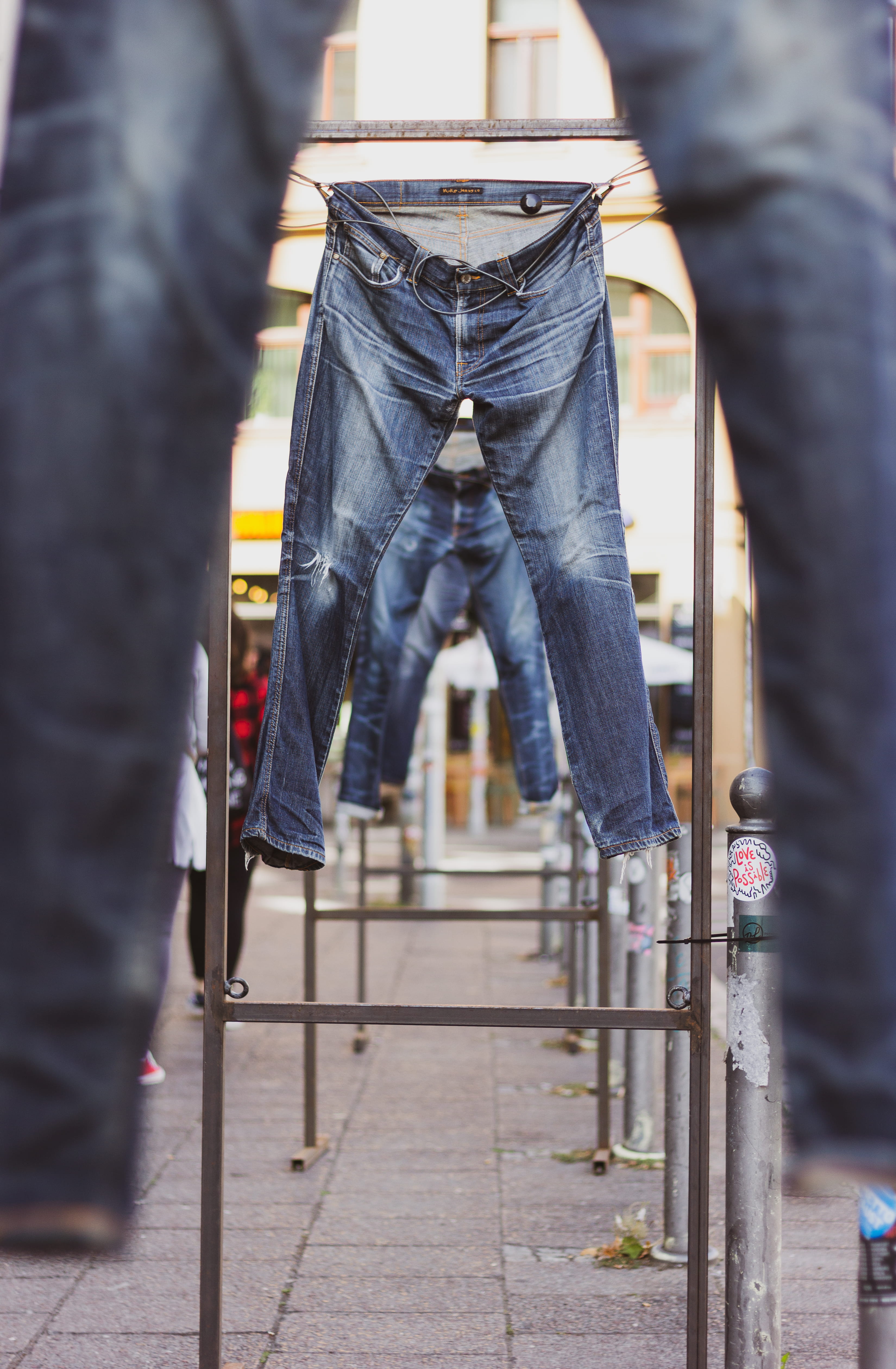 blue jeans, architecture, built structure, day, selective focus