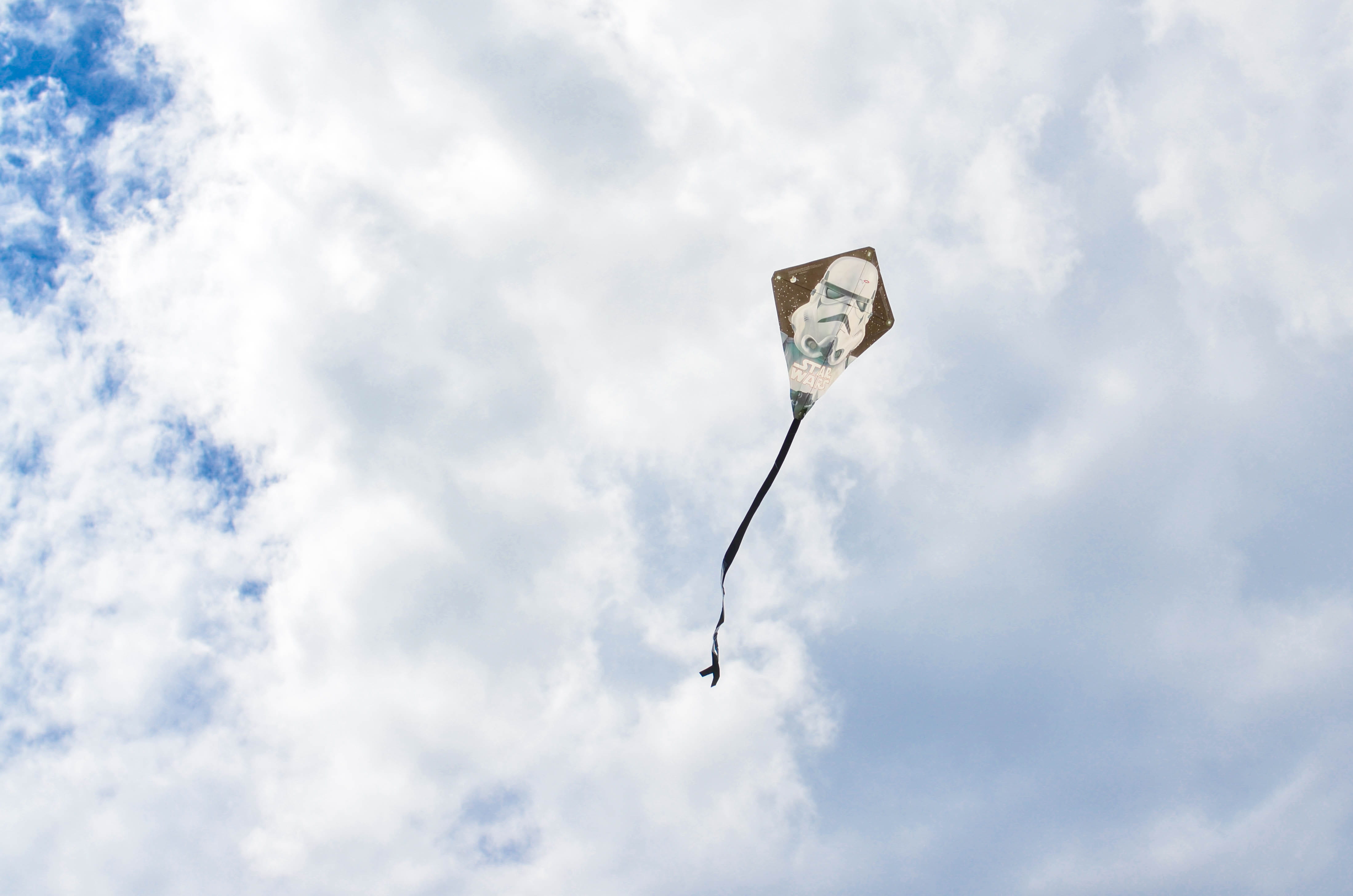 air, sky, kite, cloud, clouds, cloud - sky, mid-air, flying