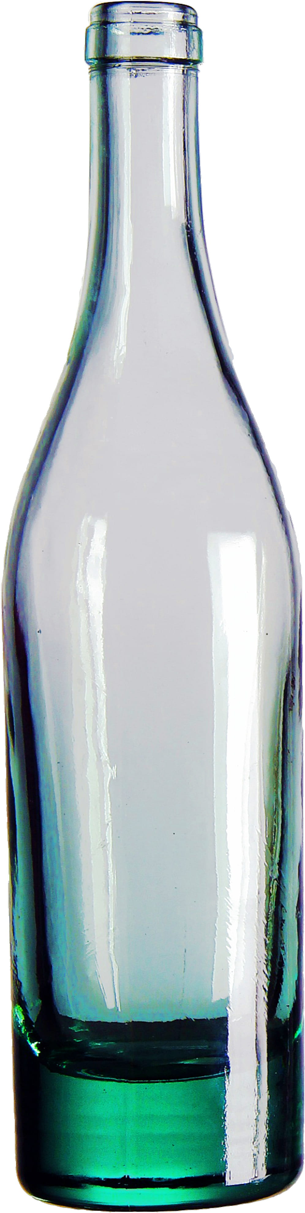 Clear Glass Bottle, clean, empty, reflection, smooth, translucent