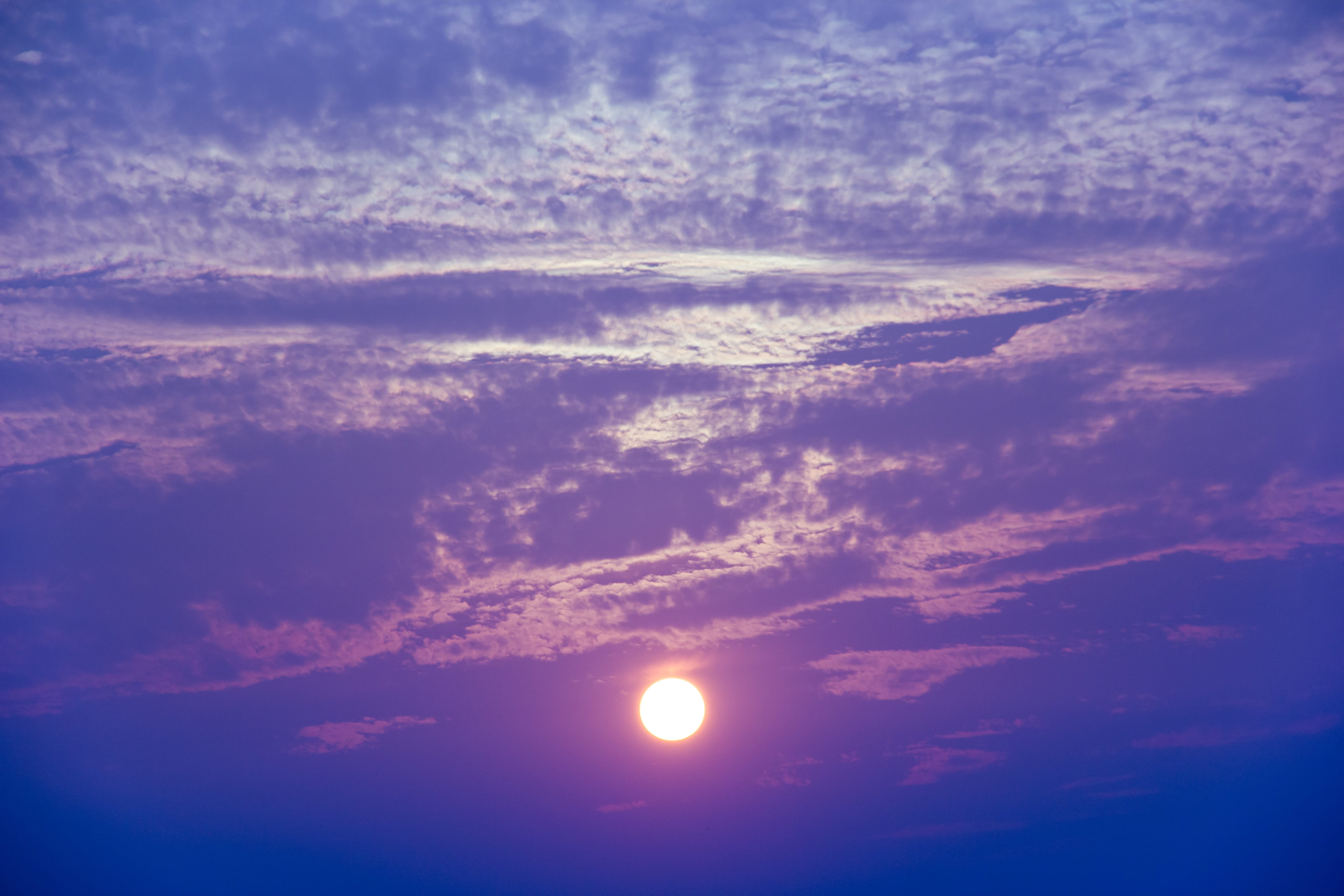 sunset, clouds, sky, landscape, outside, light, atmosphere