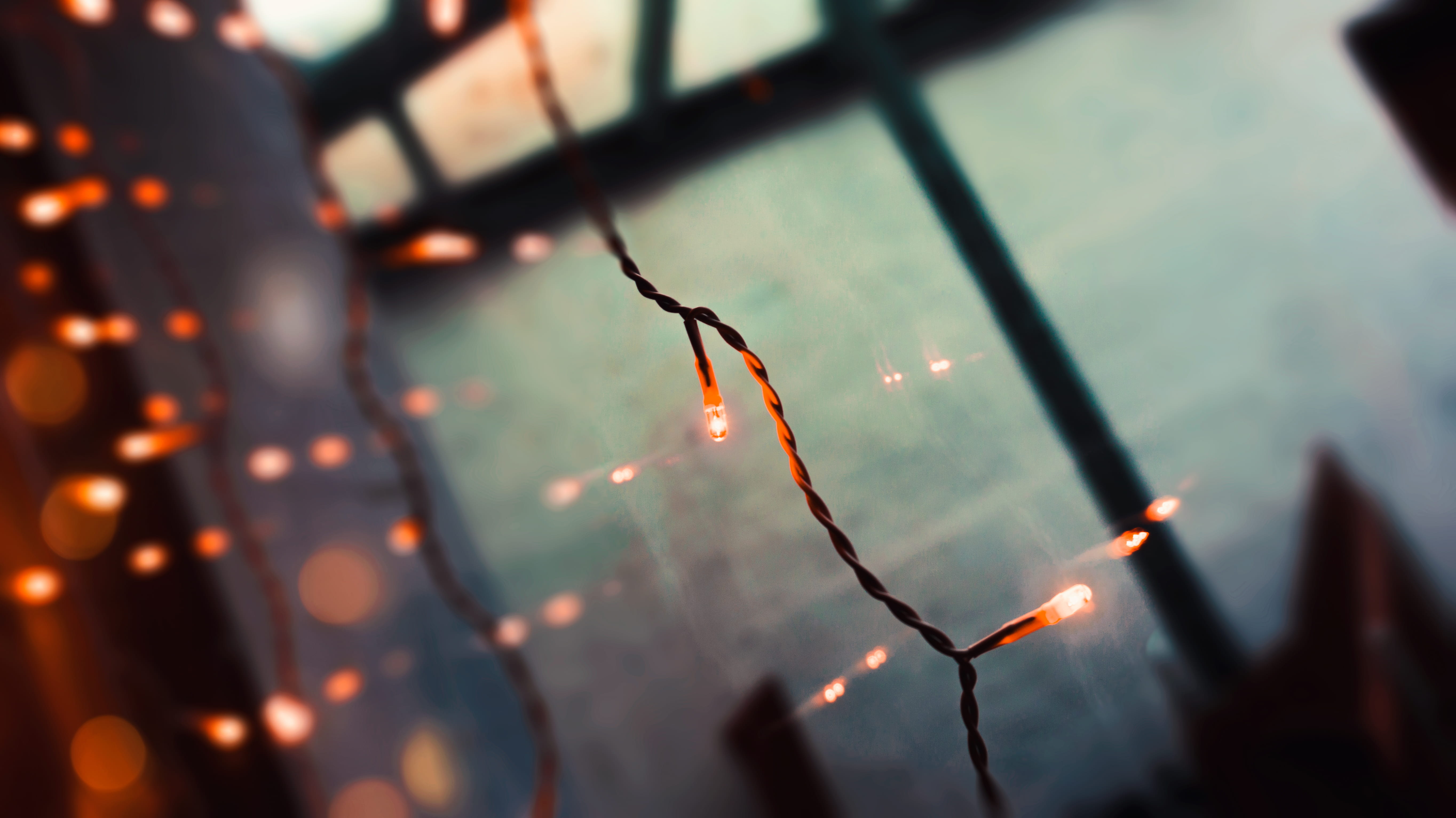 germany, lich, eberstadt, macro, backround, foreground, light string