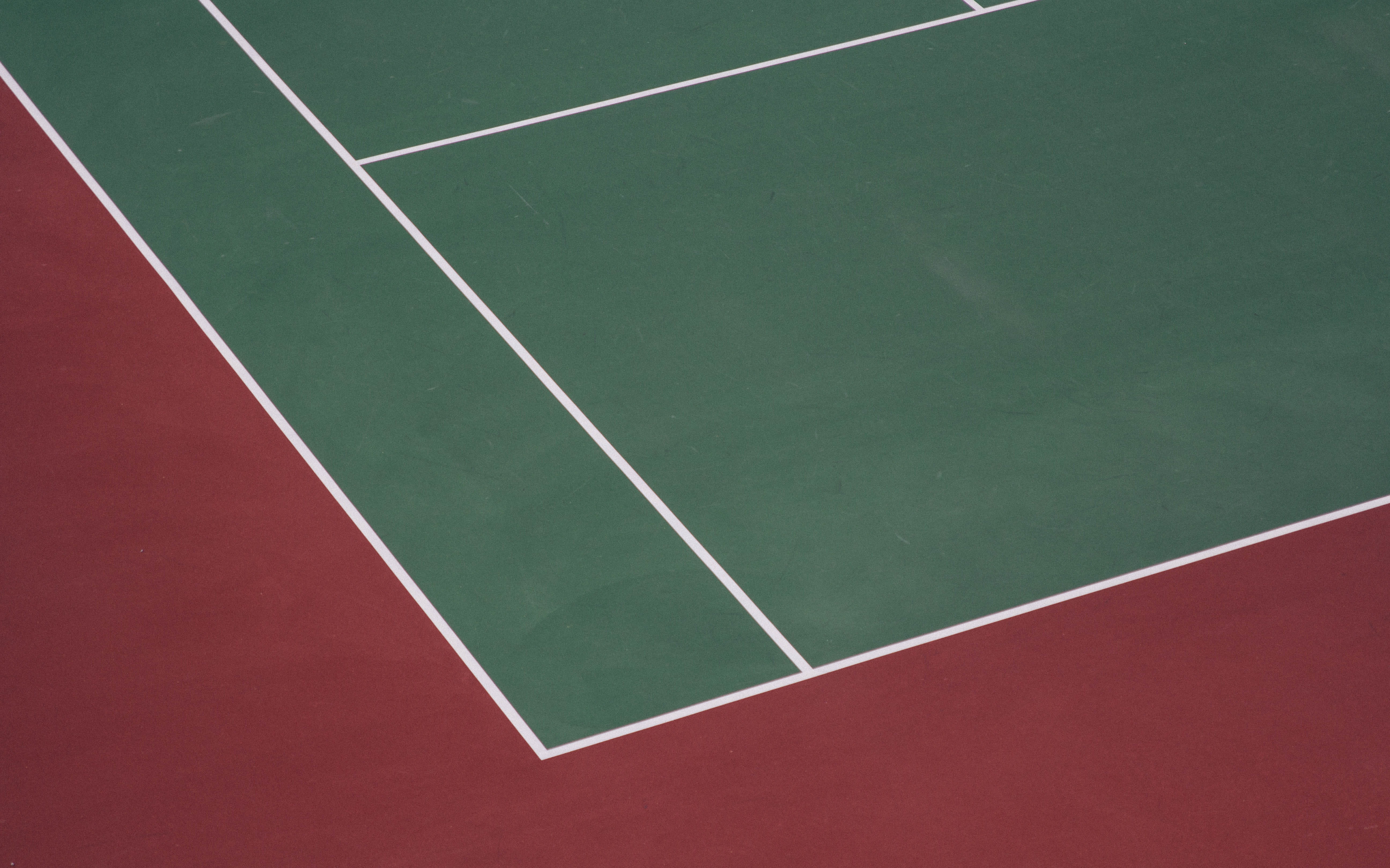 hard, hardcourt, tennis, sport, racketsport, green color, no people