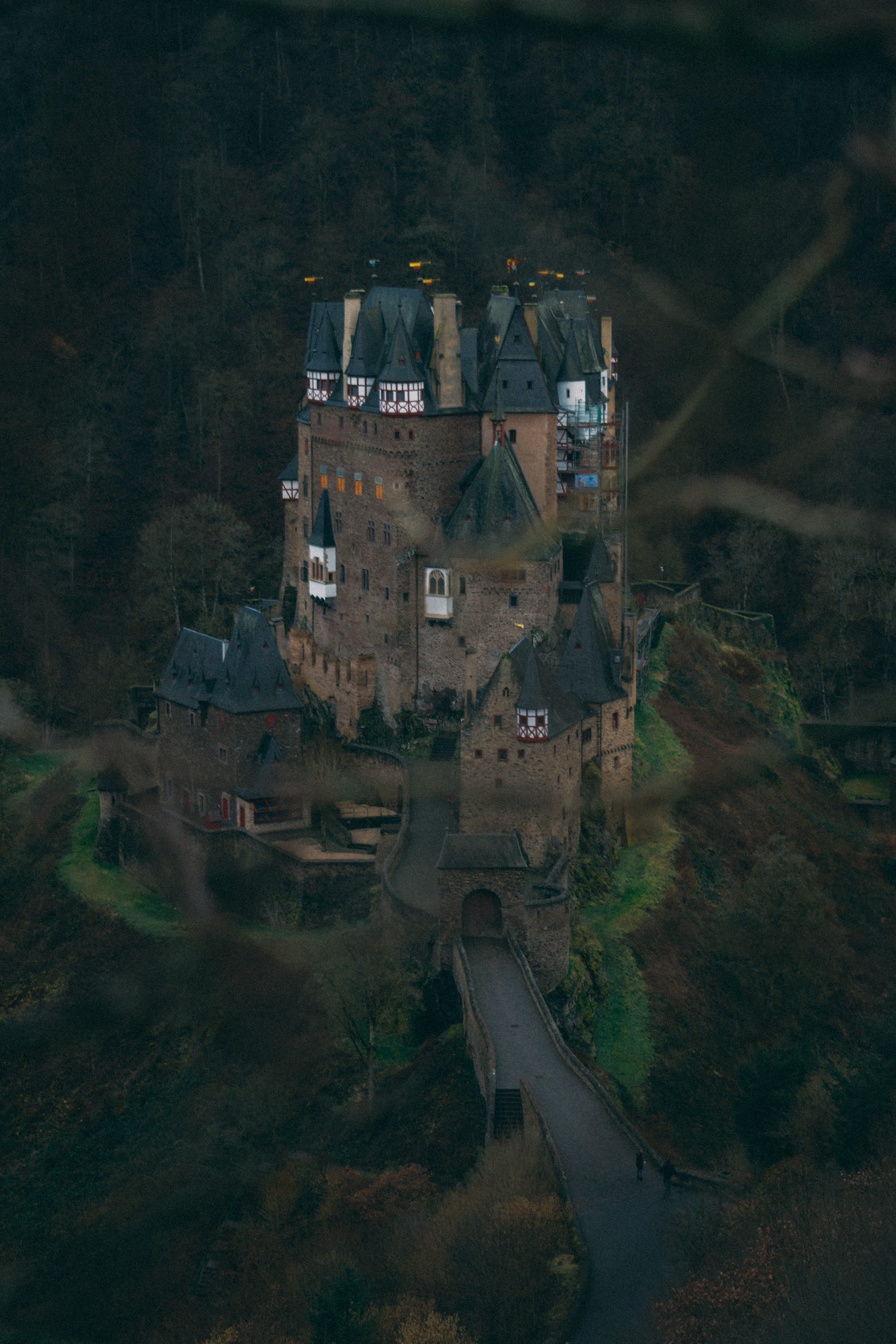 brown castle, architecture, building exterior, built structure