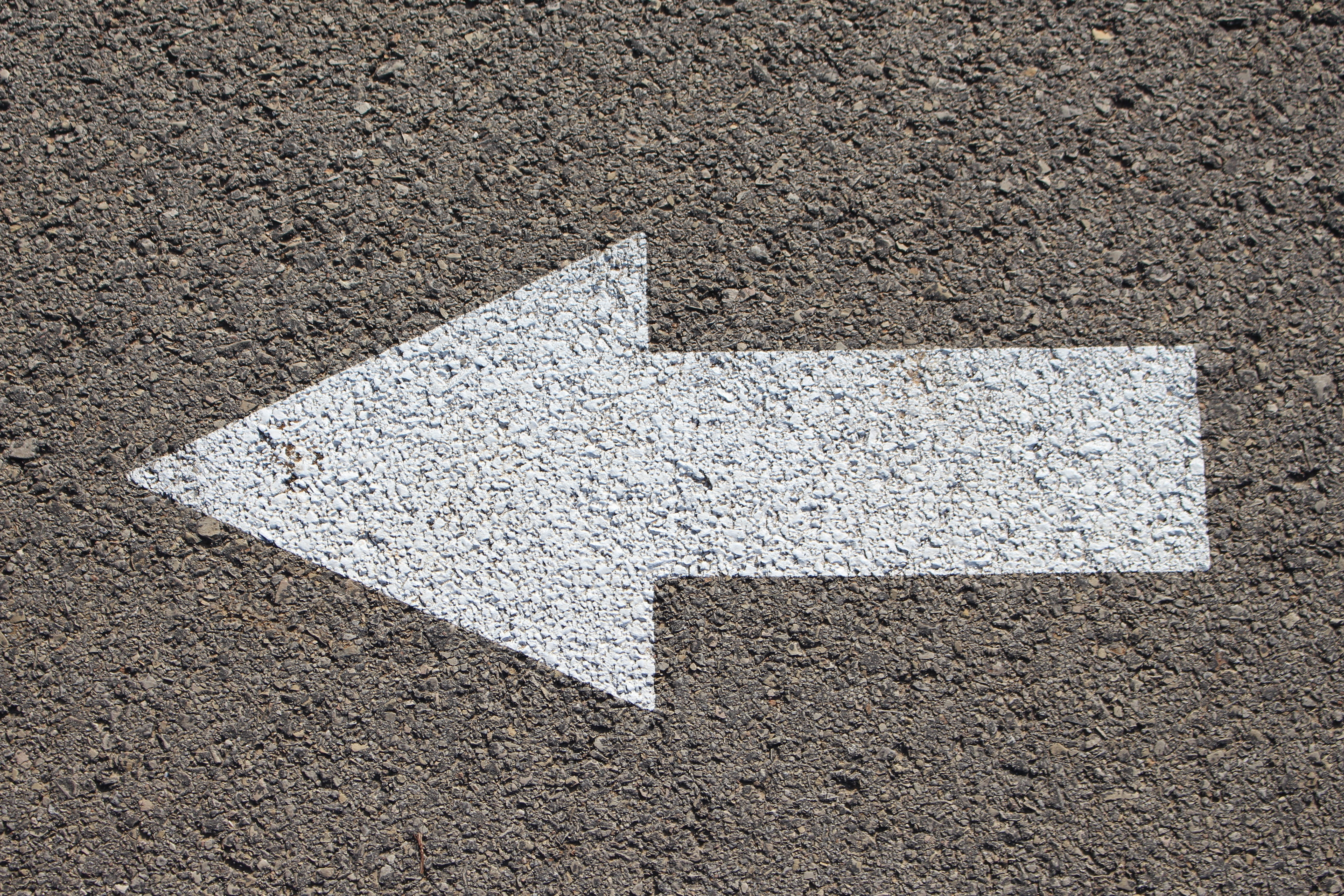 way, route, sign, path, pathway, arrow, road, transportation
