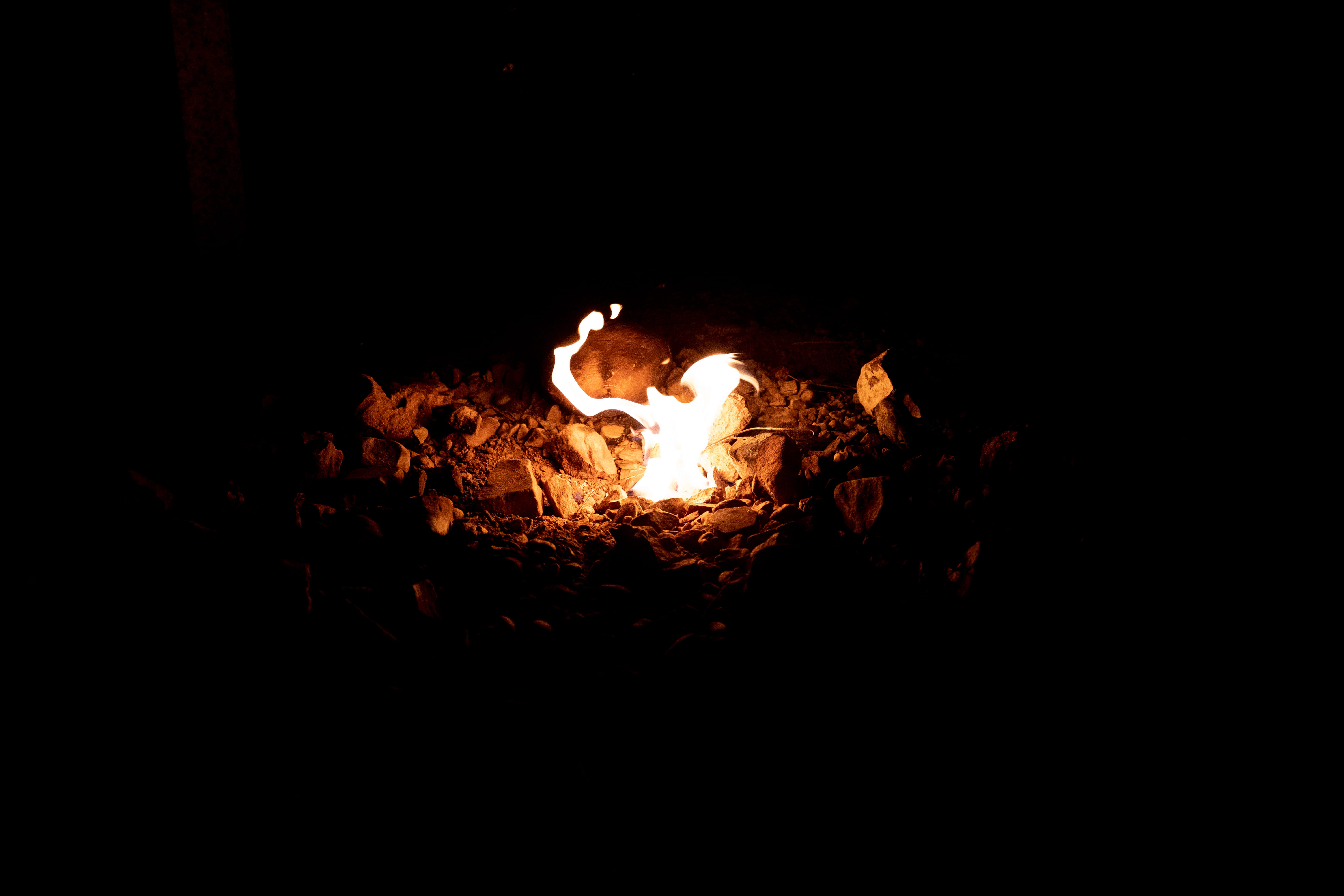 fire, flame, bonfire, forge, hearth, lighting, outdoors, nature