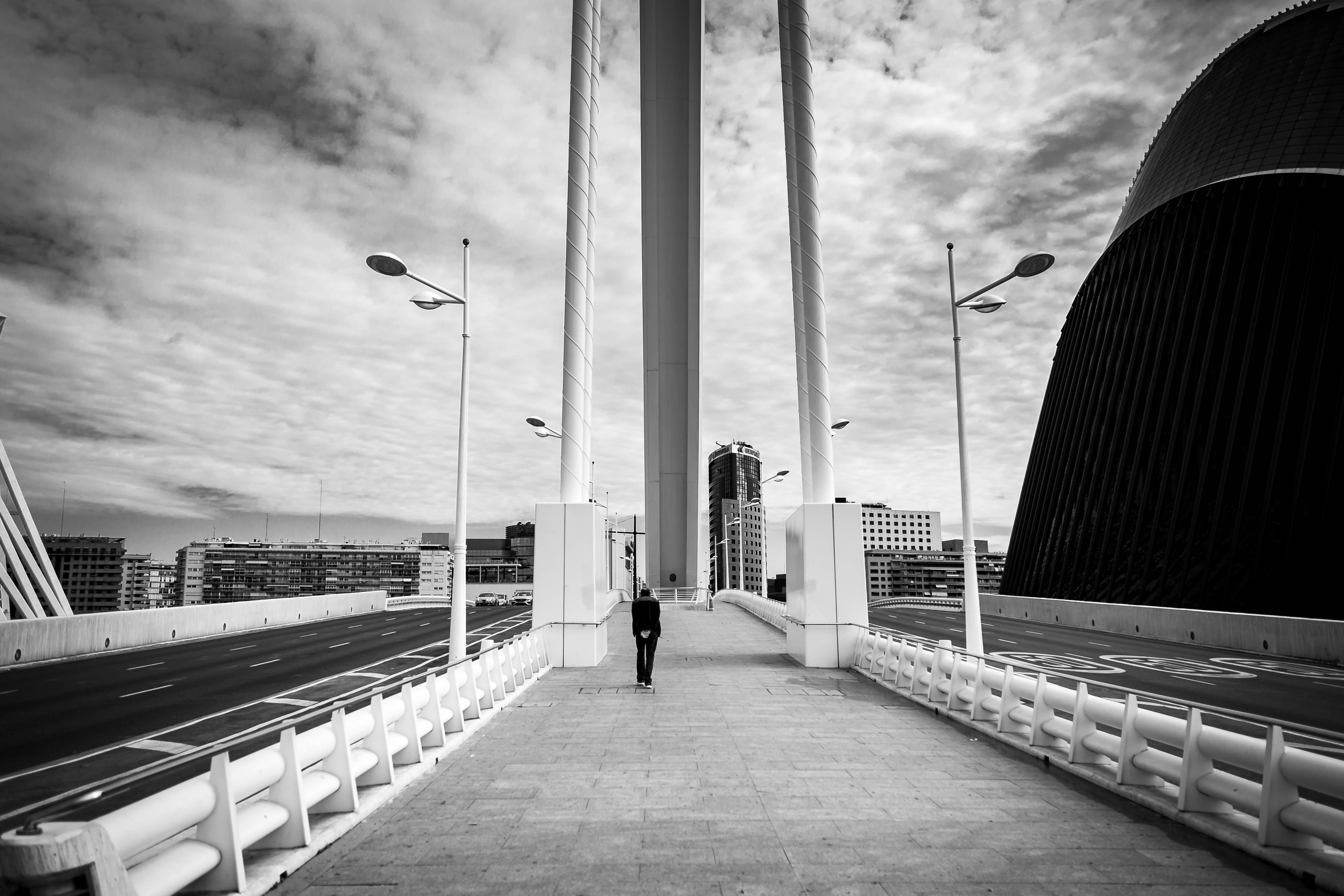 human, person, path, architecture, building, pedestrian, railing