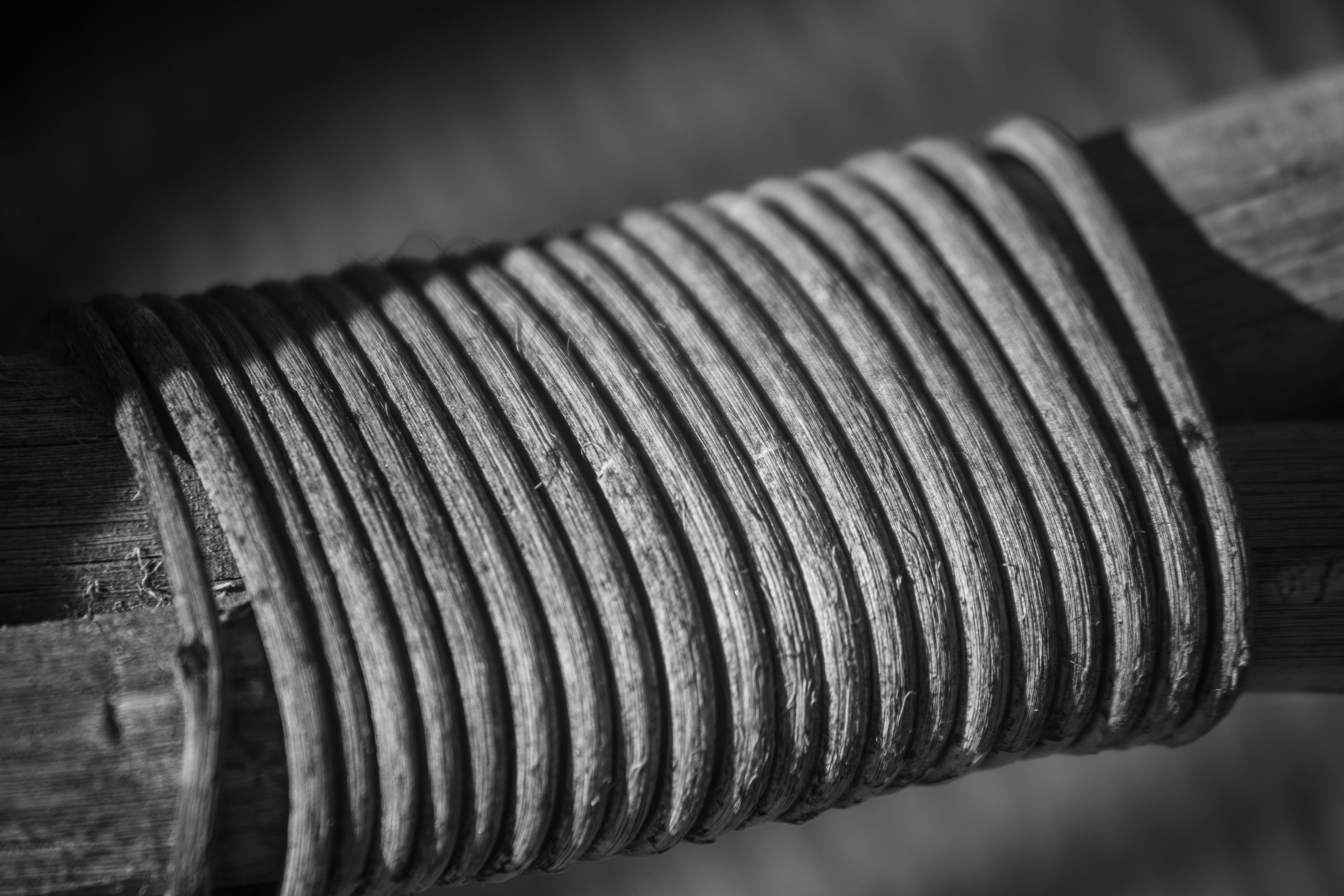 wicker, crafts, texture, structure, close-up, focus on foreground