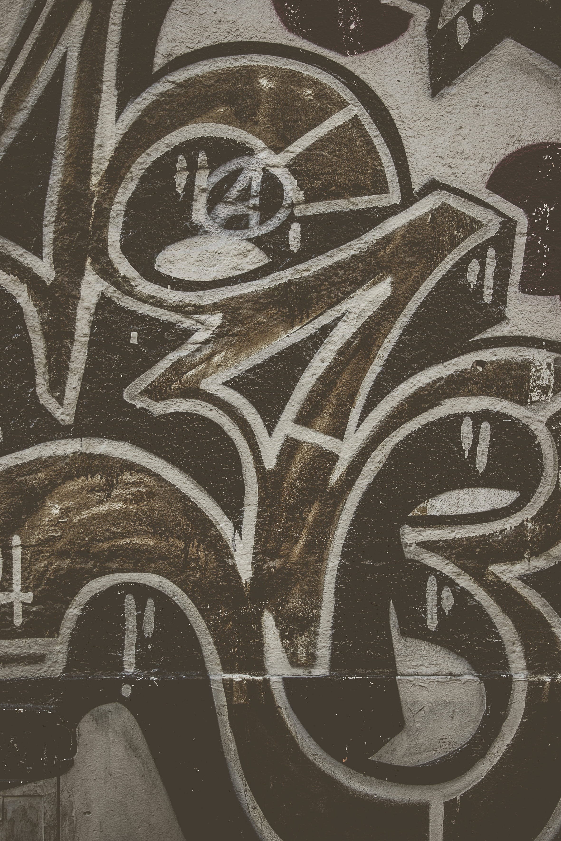 graffiti artwork, art and craft, backgrounds, full frame, creativity