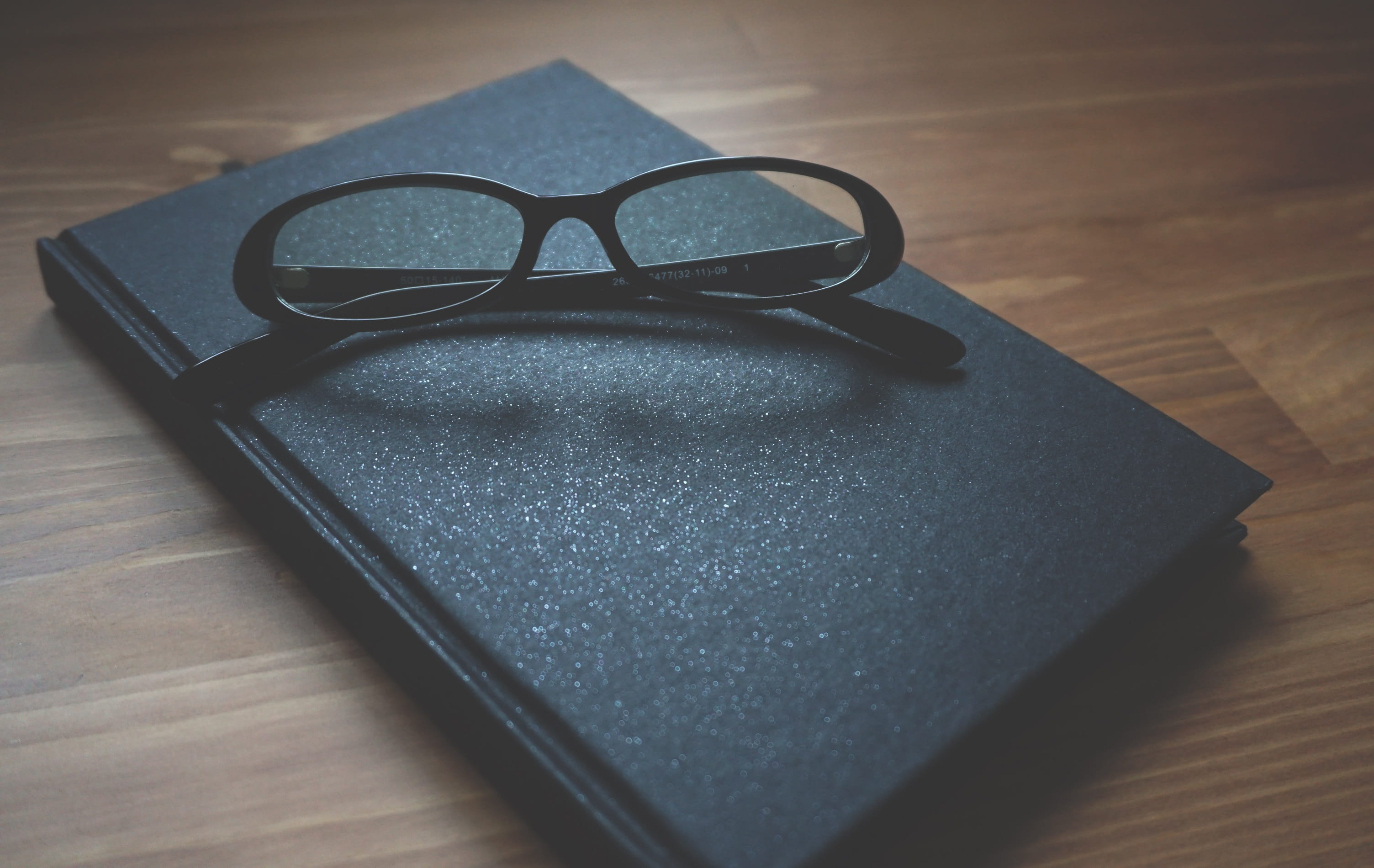 diary, glasses, object, note, copy, paper, table, eyeglasses