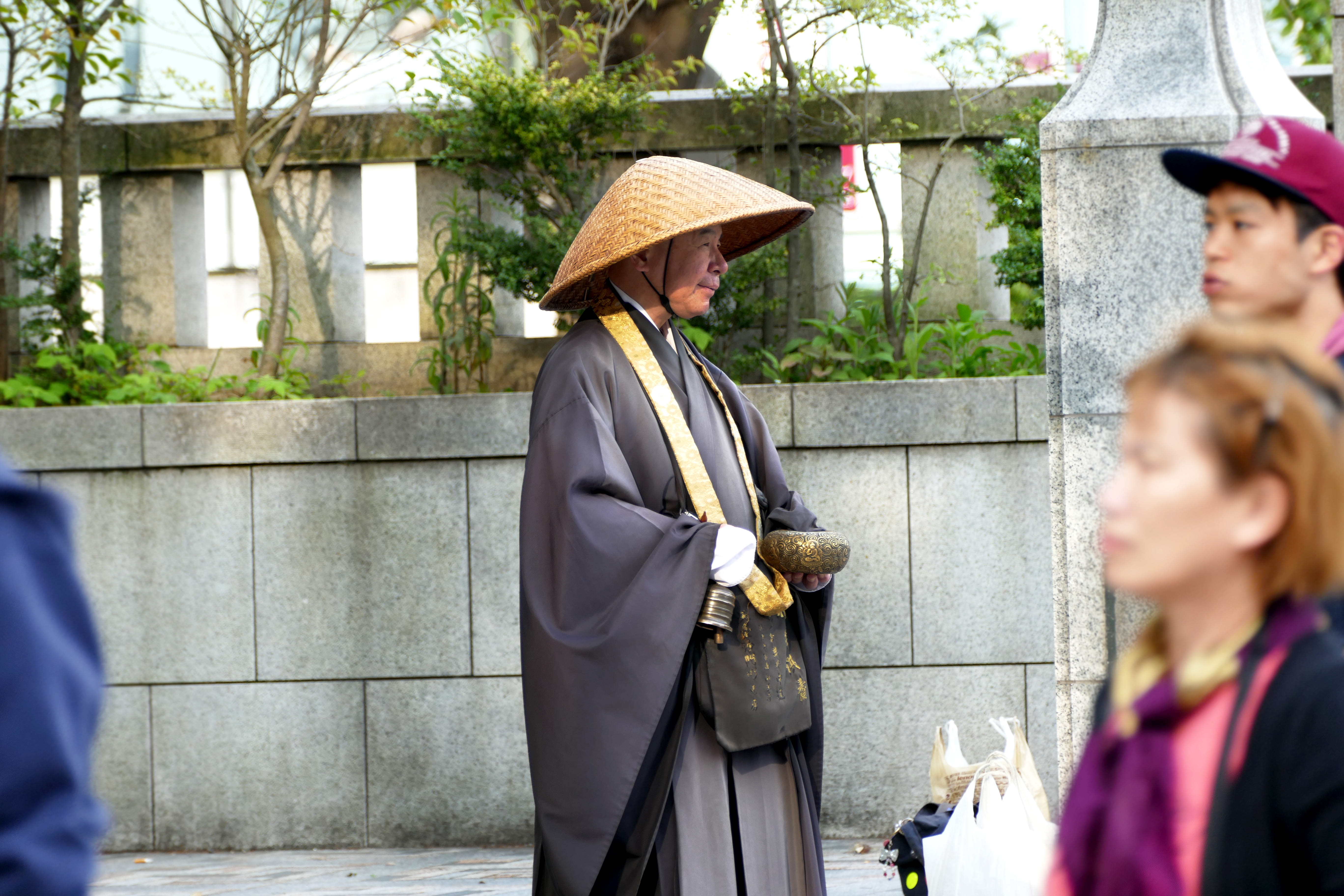 monk, harajuku, tokyo, people, japan, travel, buddhism, women