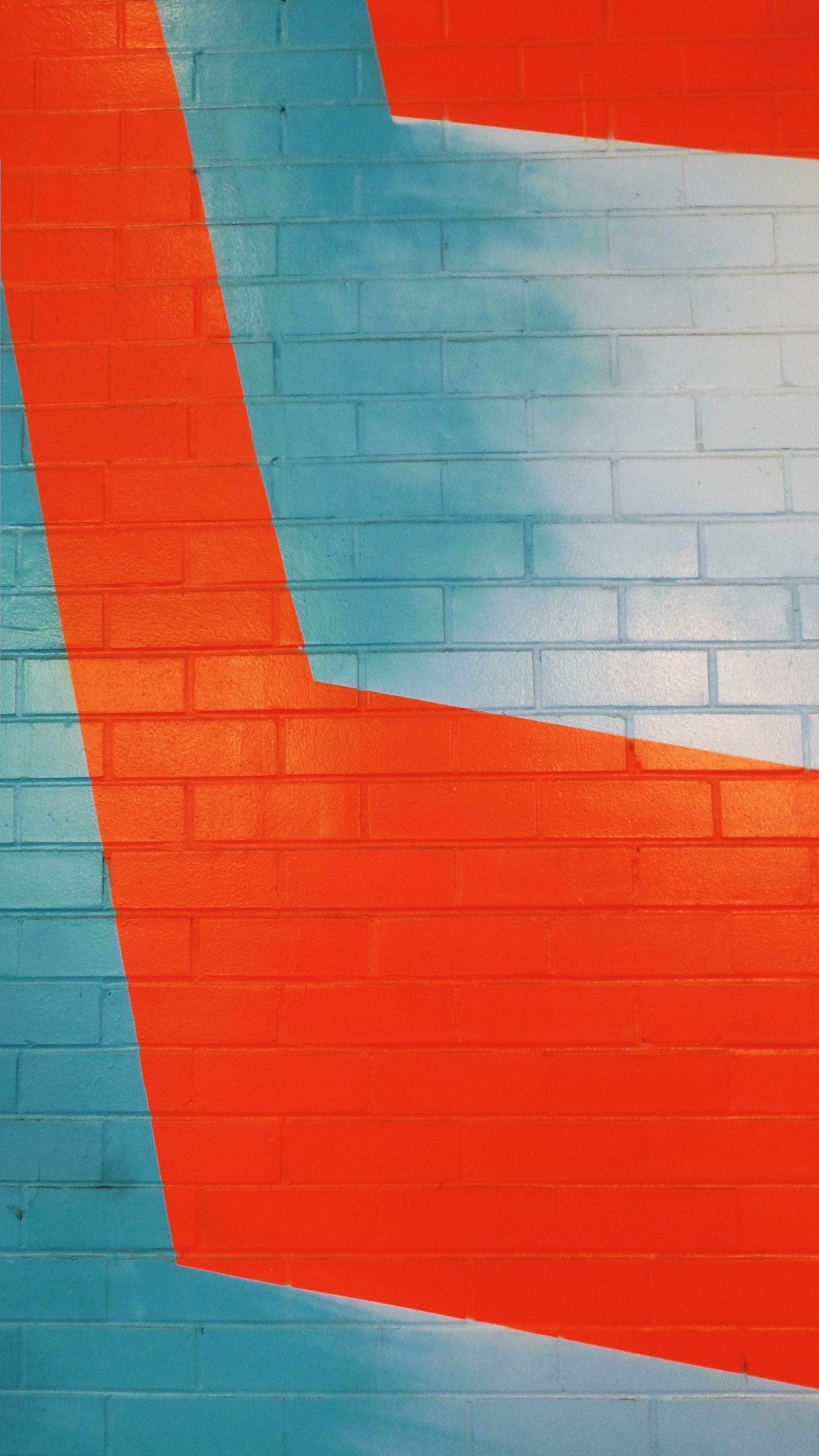 red painted wall, architecture, built structure, wall - building feature