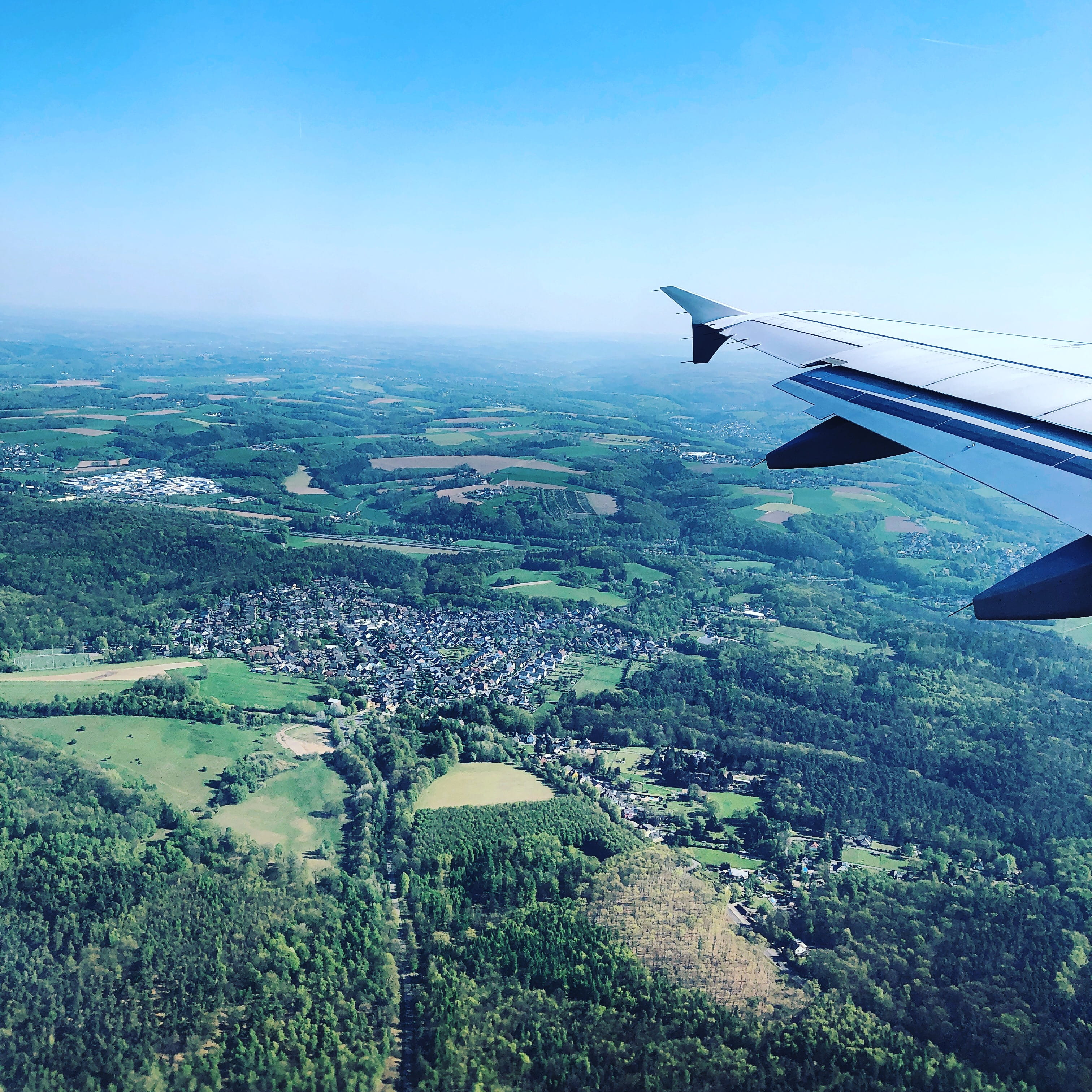landscape, outdoors, nature, scenery, airplane, aerial view
