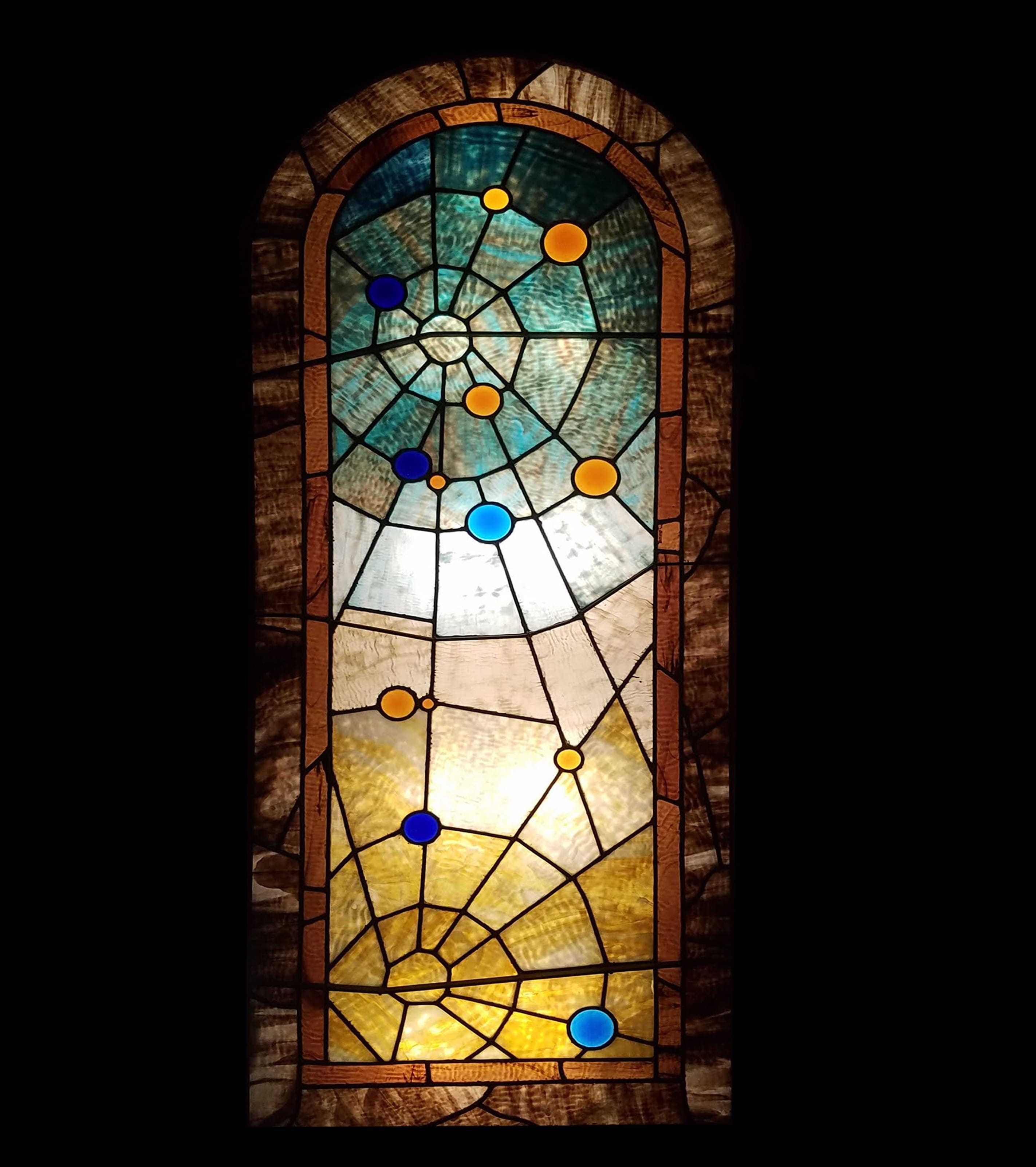stained glass window, vintage window, colored glass, leaded glass