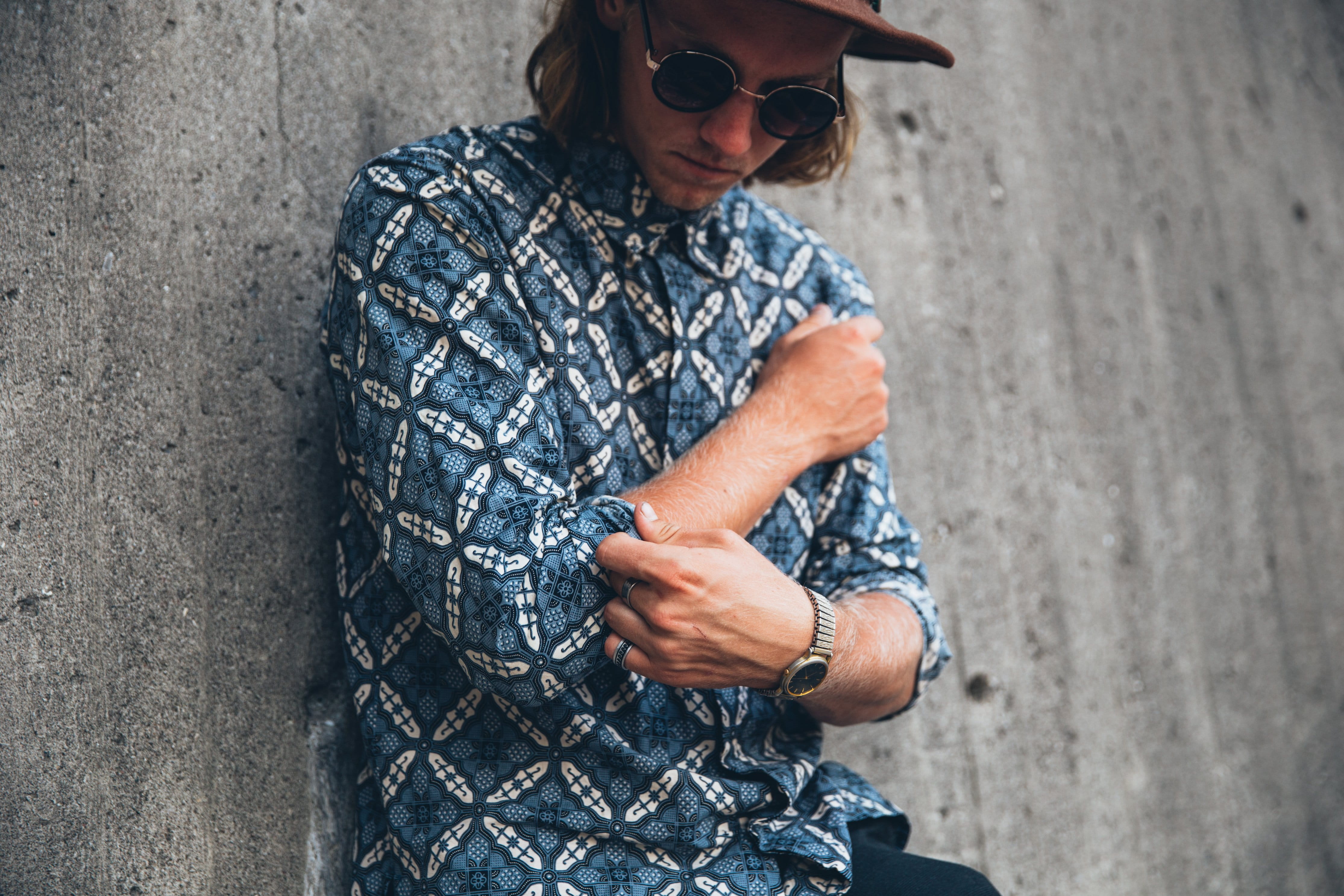 Young Man In Bright Fashion Photo, Men, Mens Fashion, Hipster