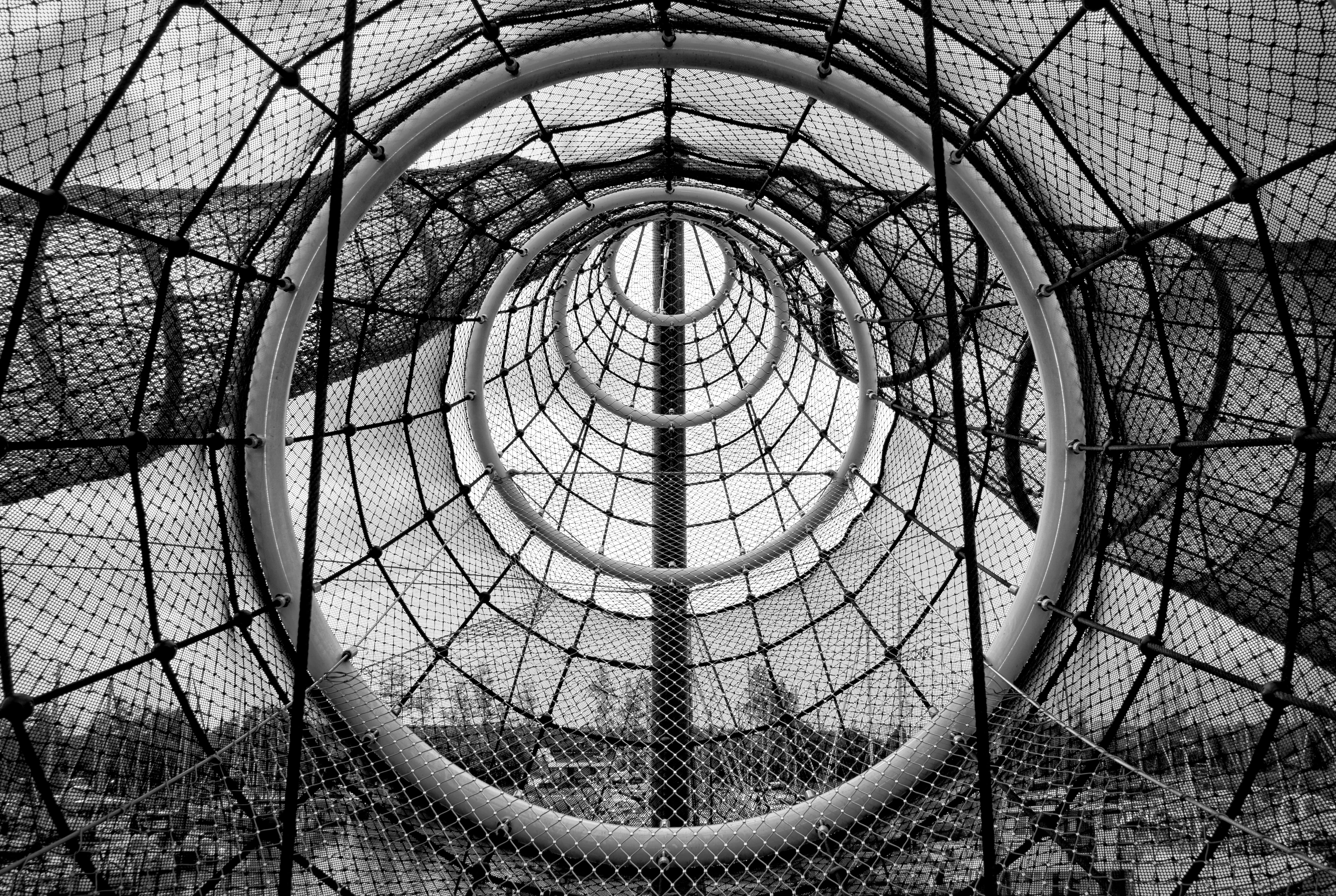 structure, texture, black and white, fish net, lauwersoog, pattern
