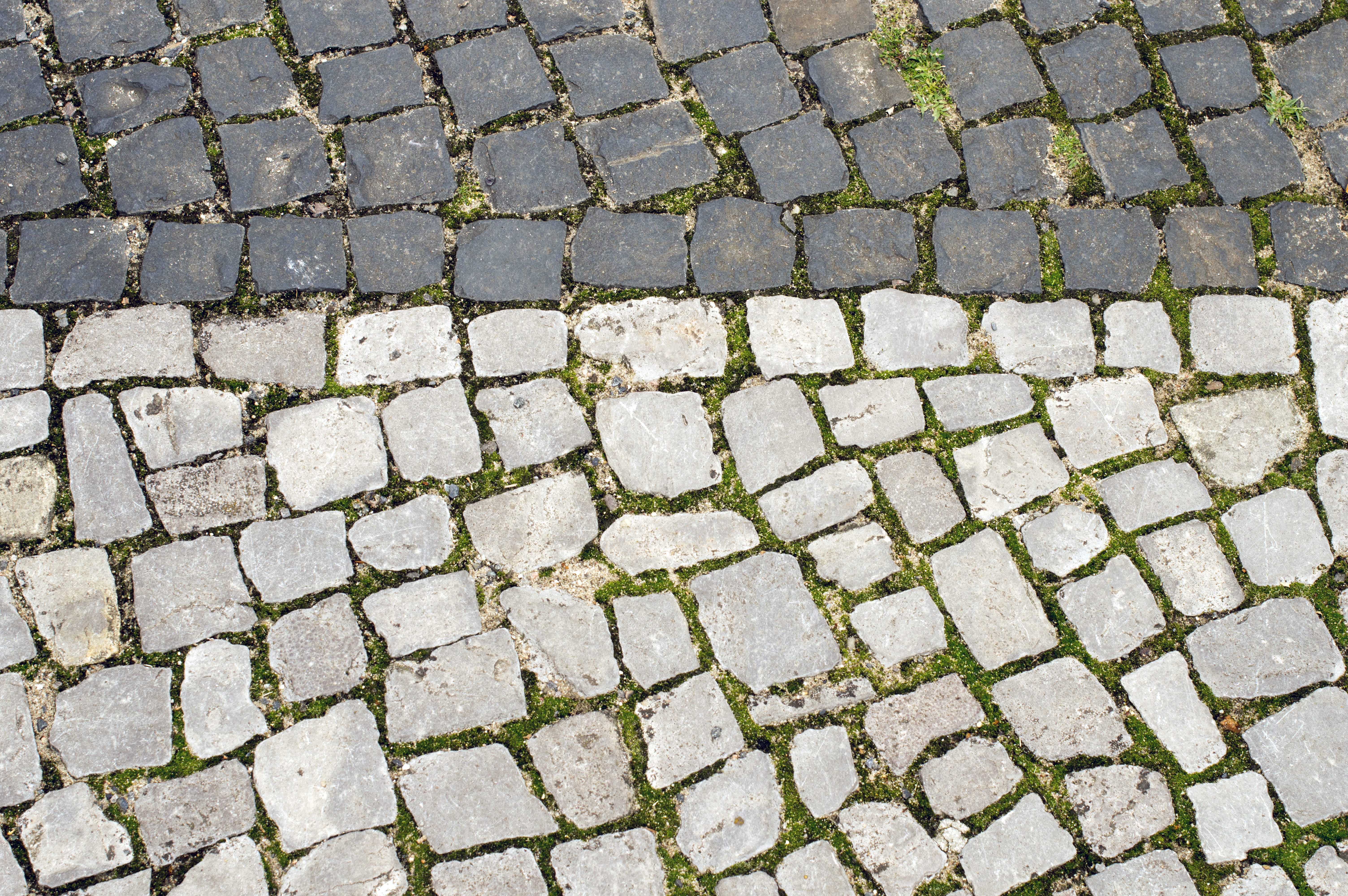 germany, berlin, path, pathway, line, border, cobblestone, brick